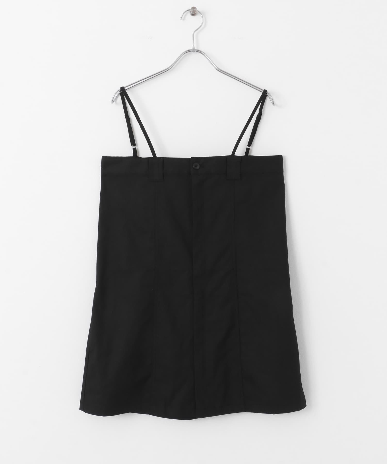 フロントZIPミニワンピース BLACK one