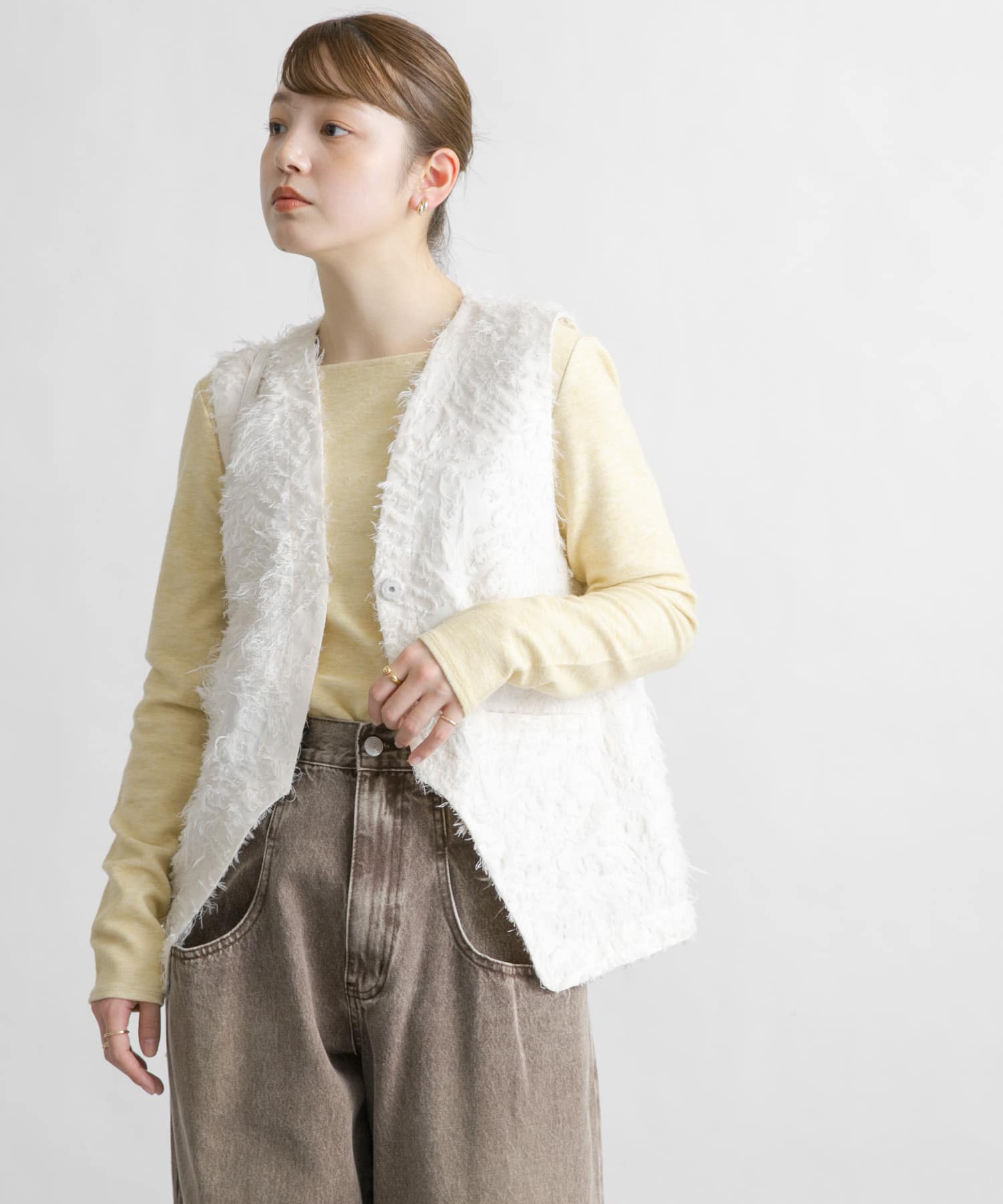 身長：160cm サイズ：one