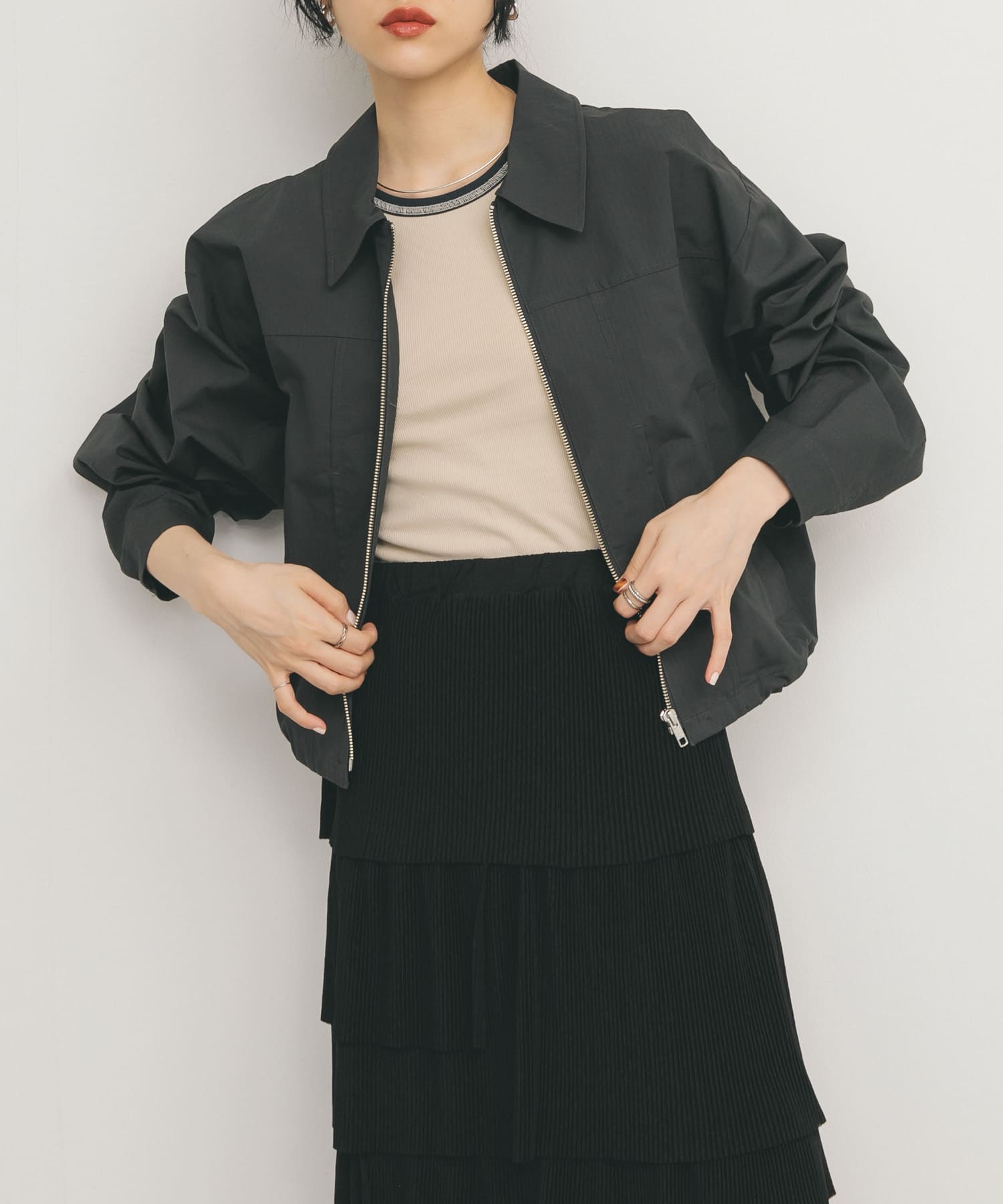 身長：160cm サイズ：one