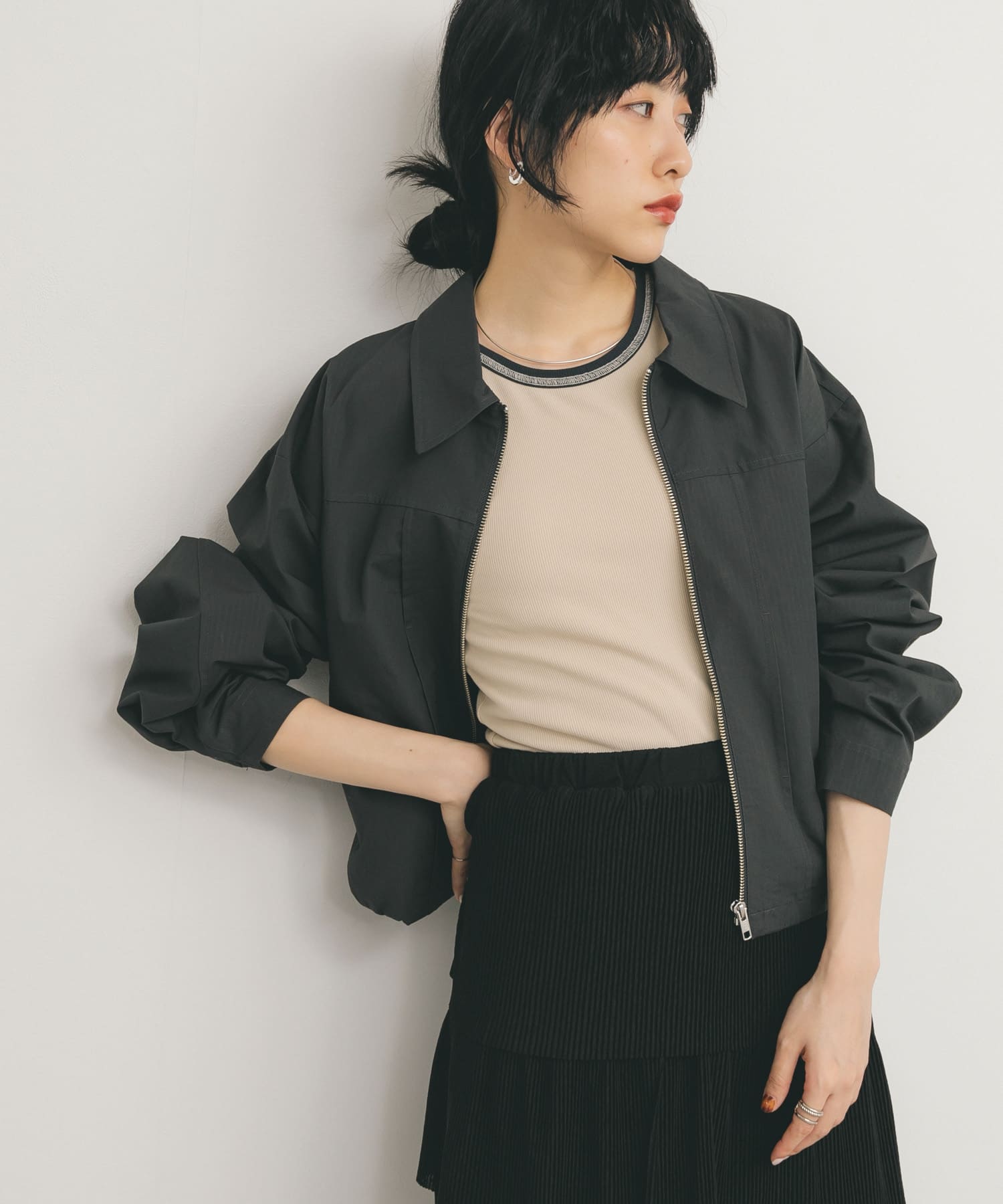 身長：160cm サイズ：one
