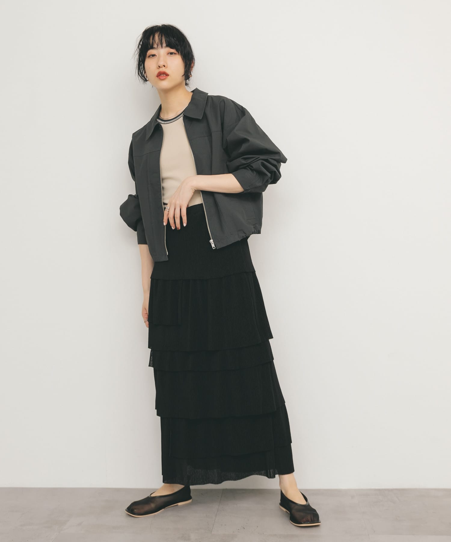 身長：160cm サイズ：one