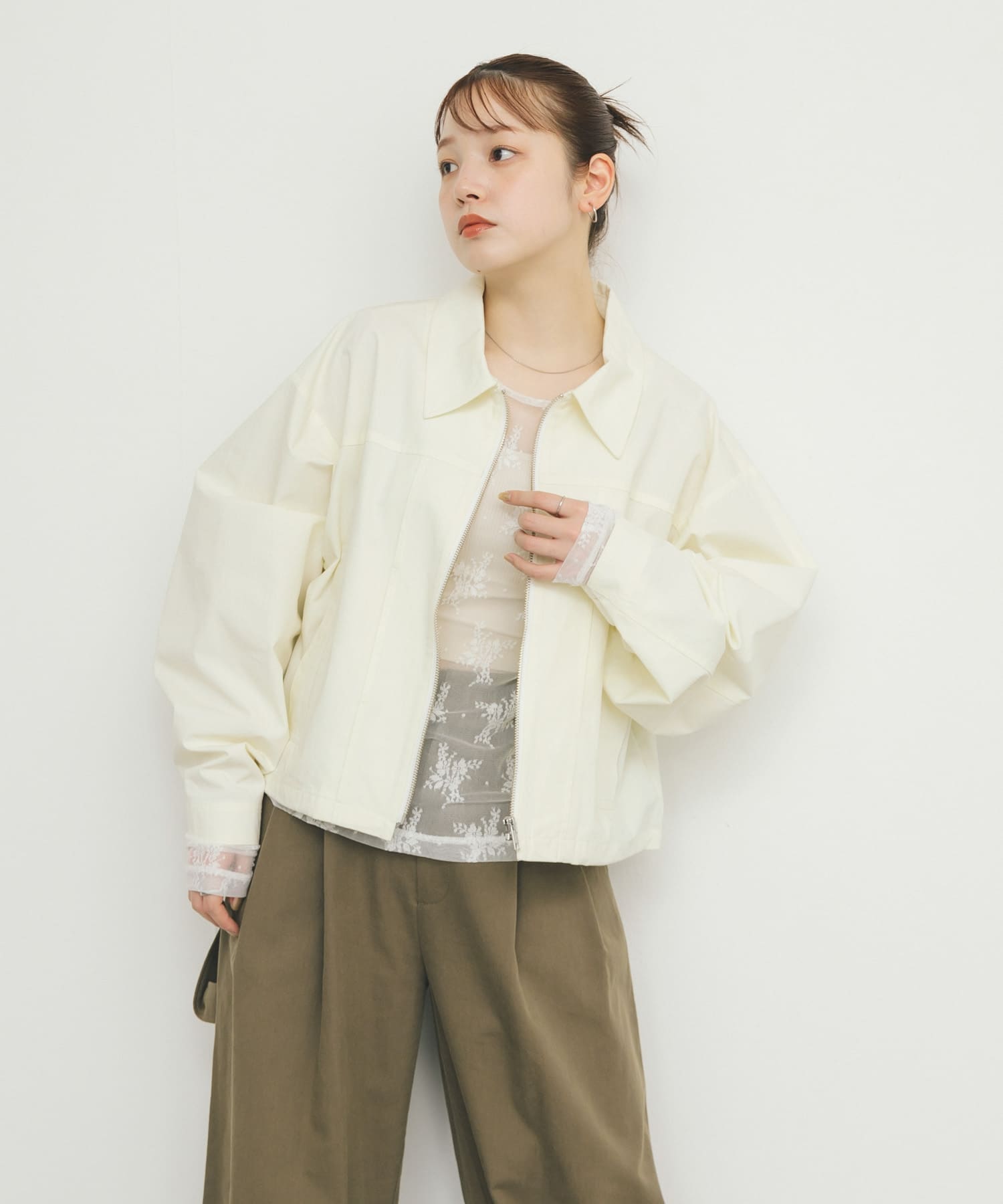 身長：160cm サイズ：one