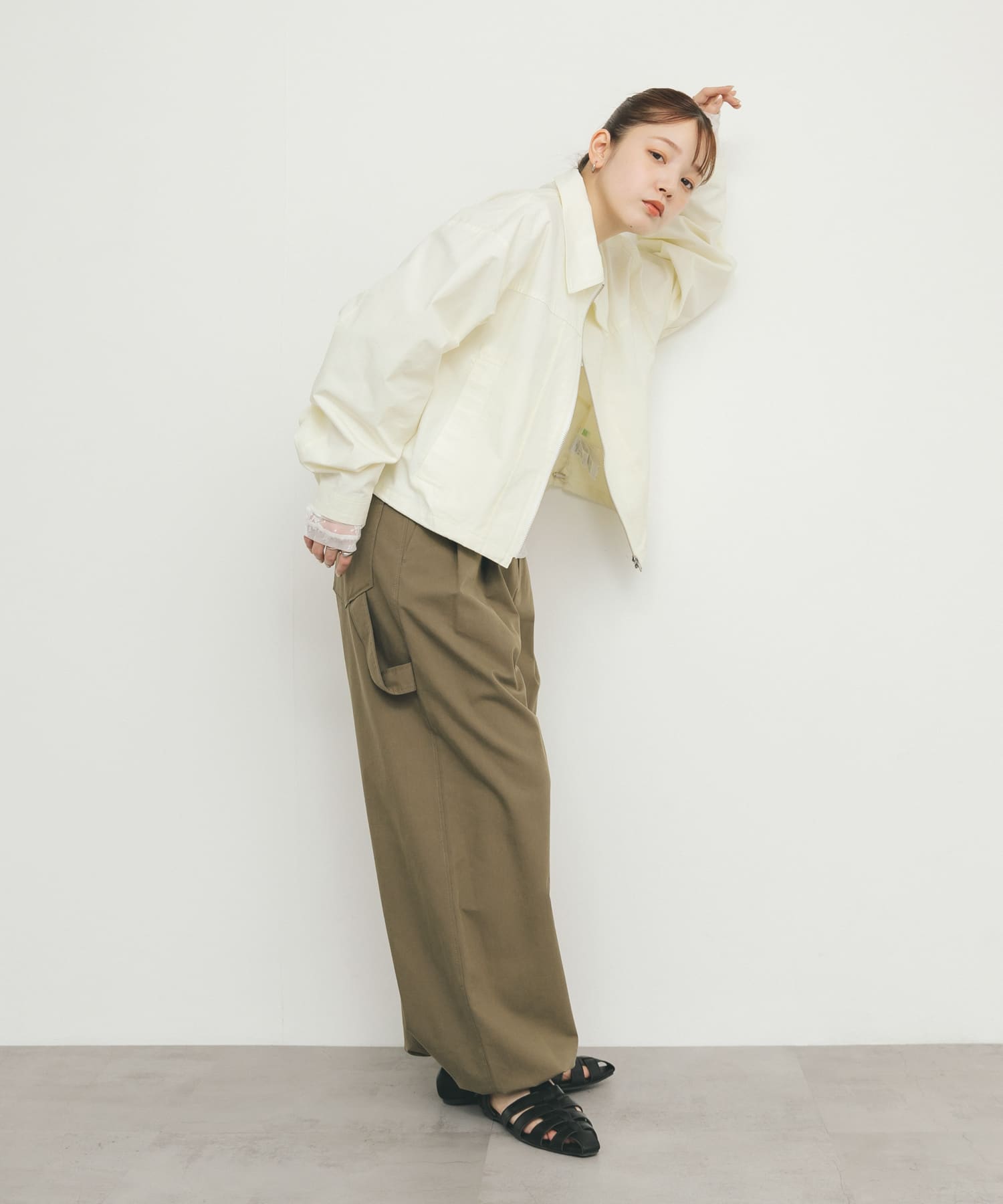 身長：160cm サイズ：one