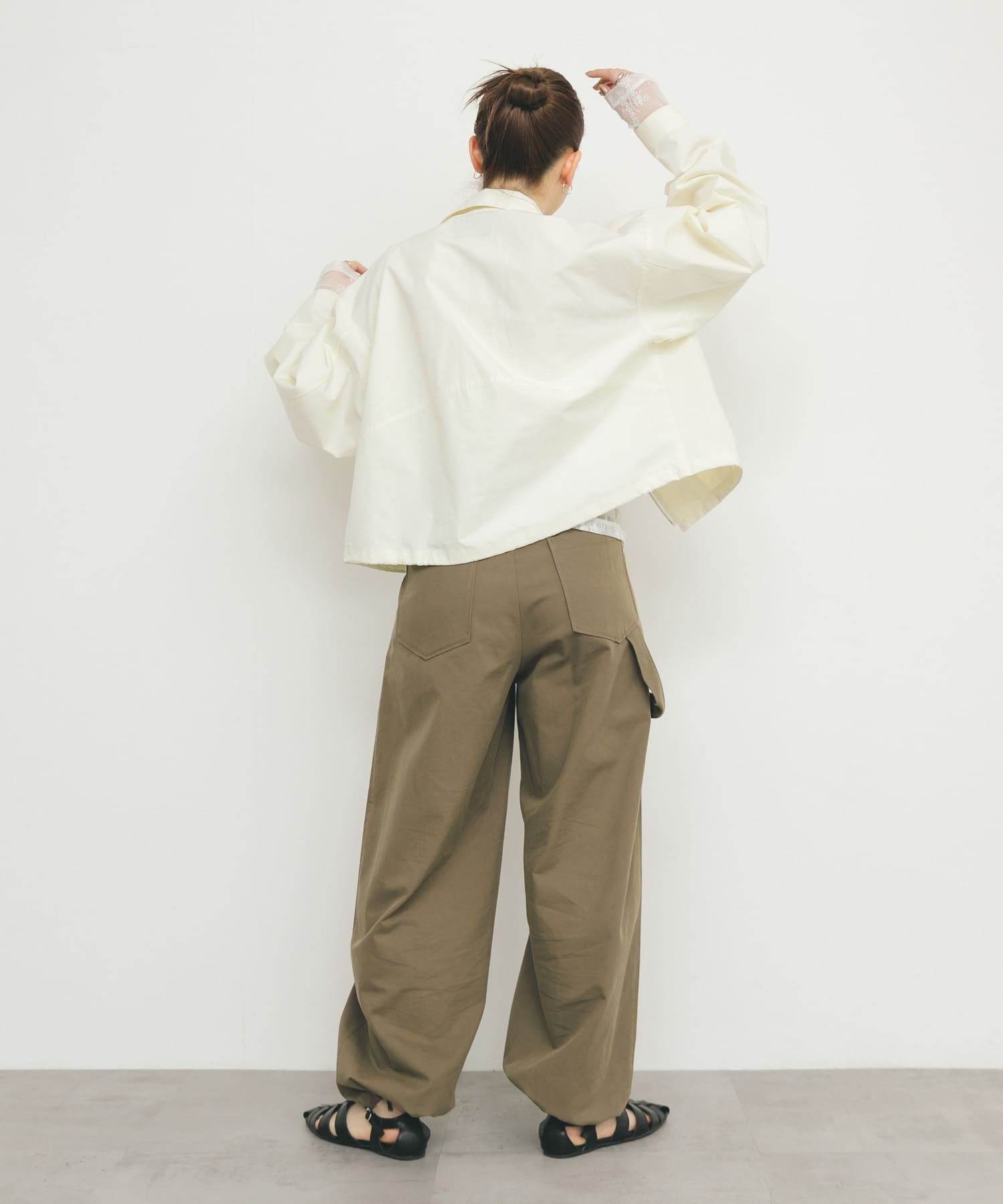 身長：160cm サイズ：one