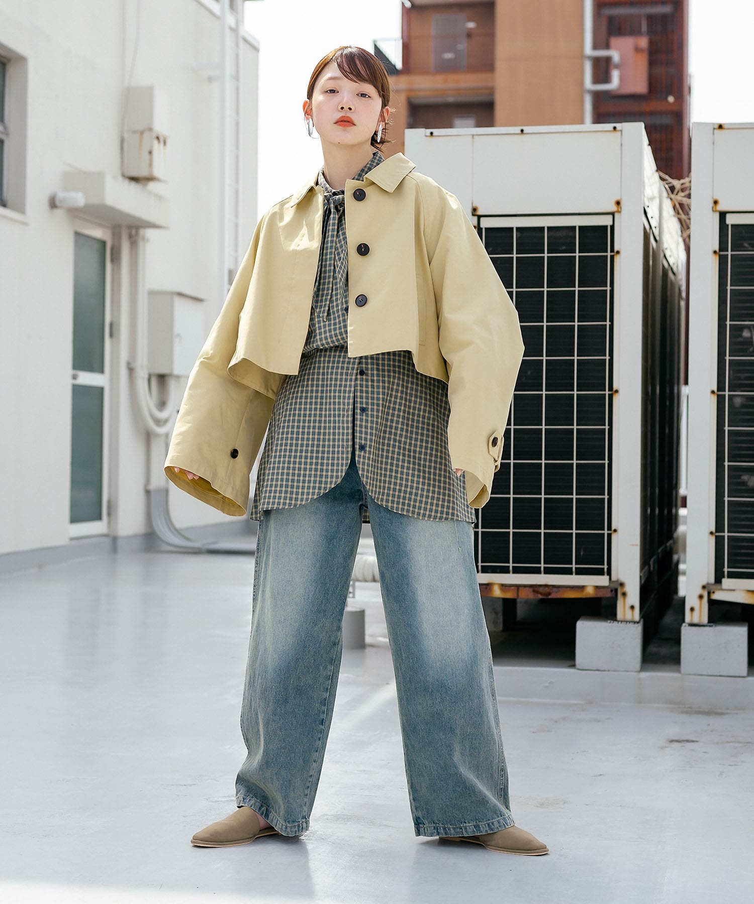身長：160cm サイズ：one
