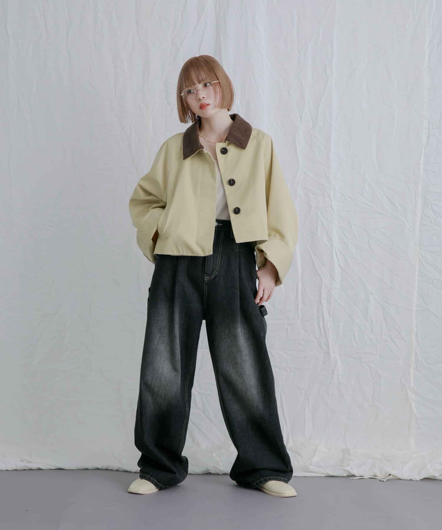 身長：153cm サイズ：one