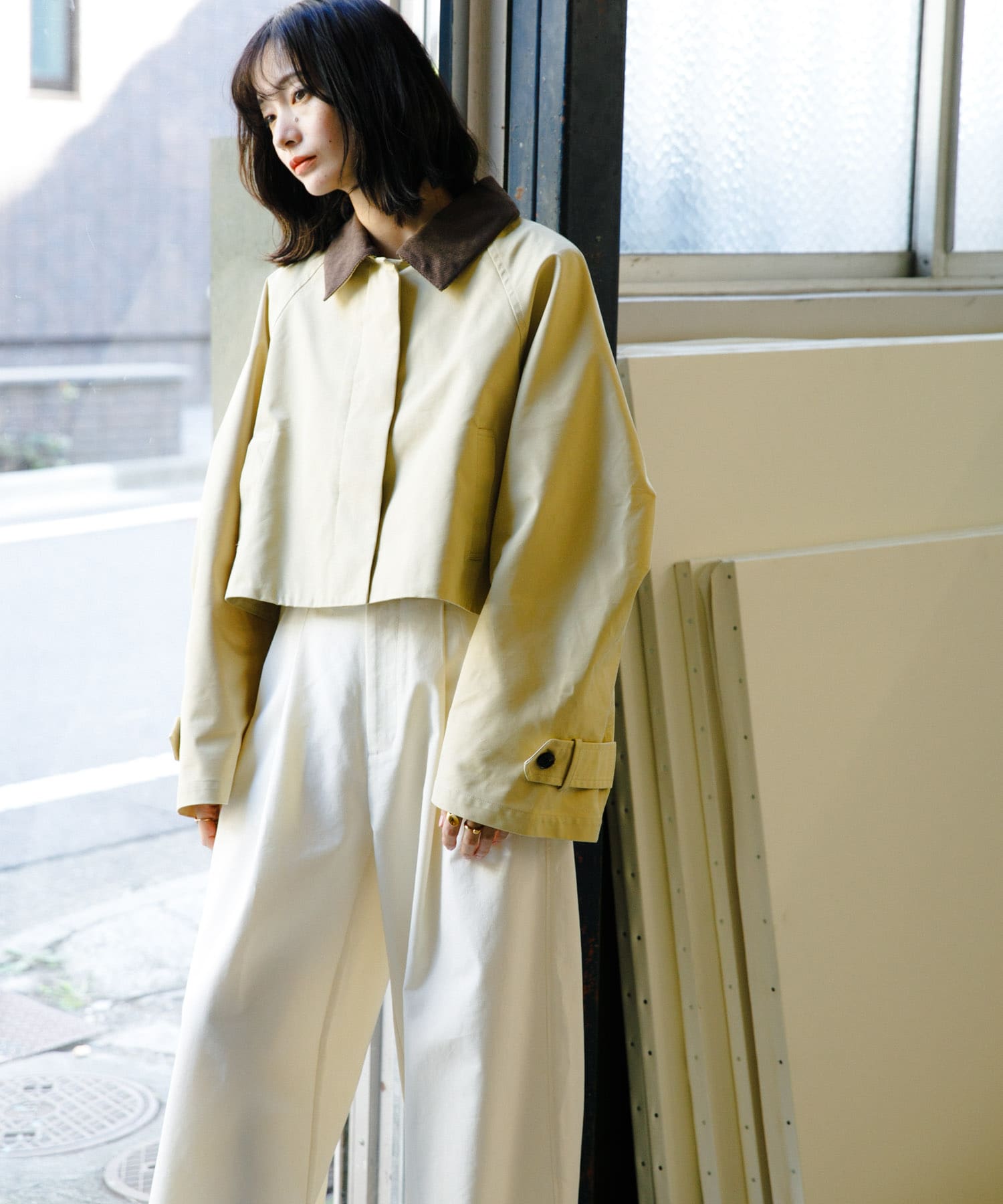 身長：159cm サイズ：one