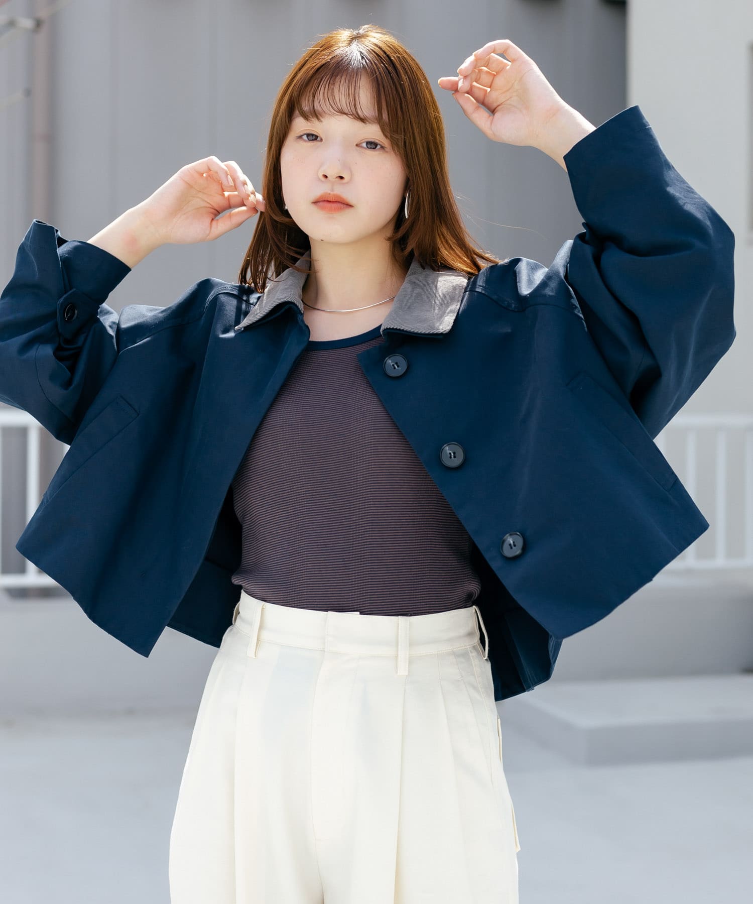 身長：160cm サイズ：one