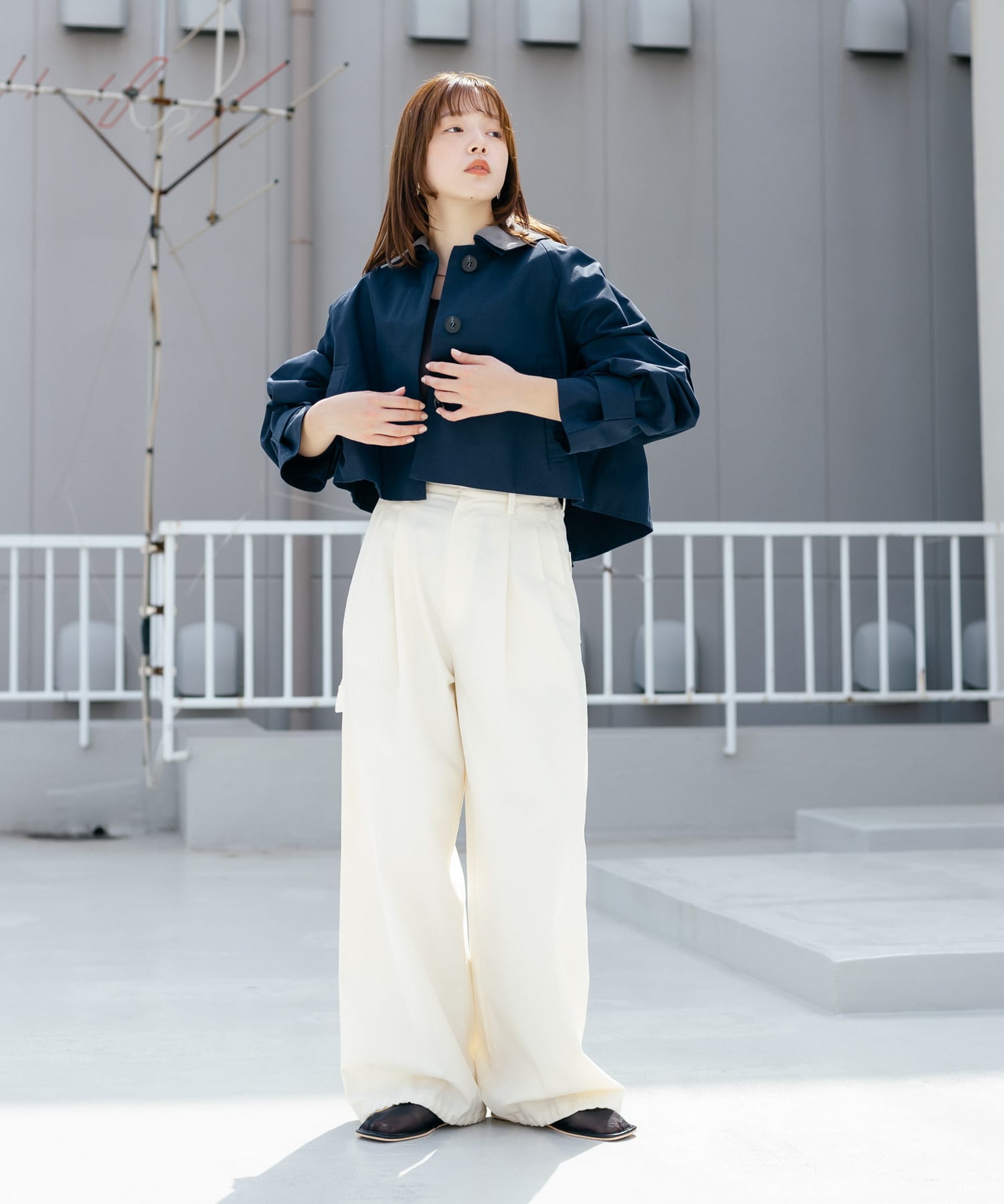 身長：160cm サイズ：one