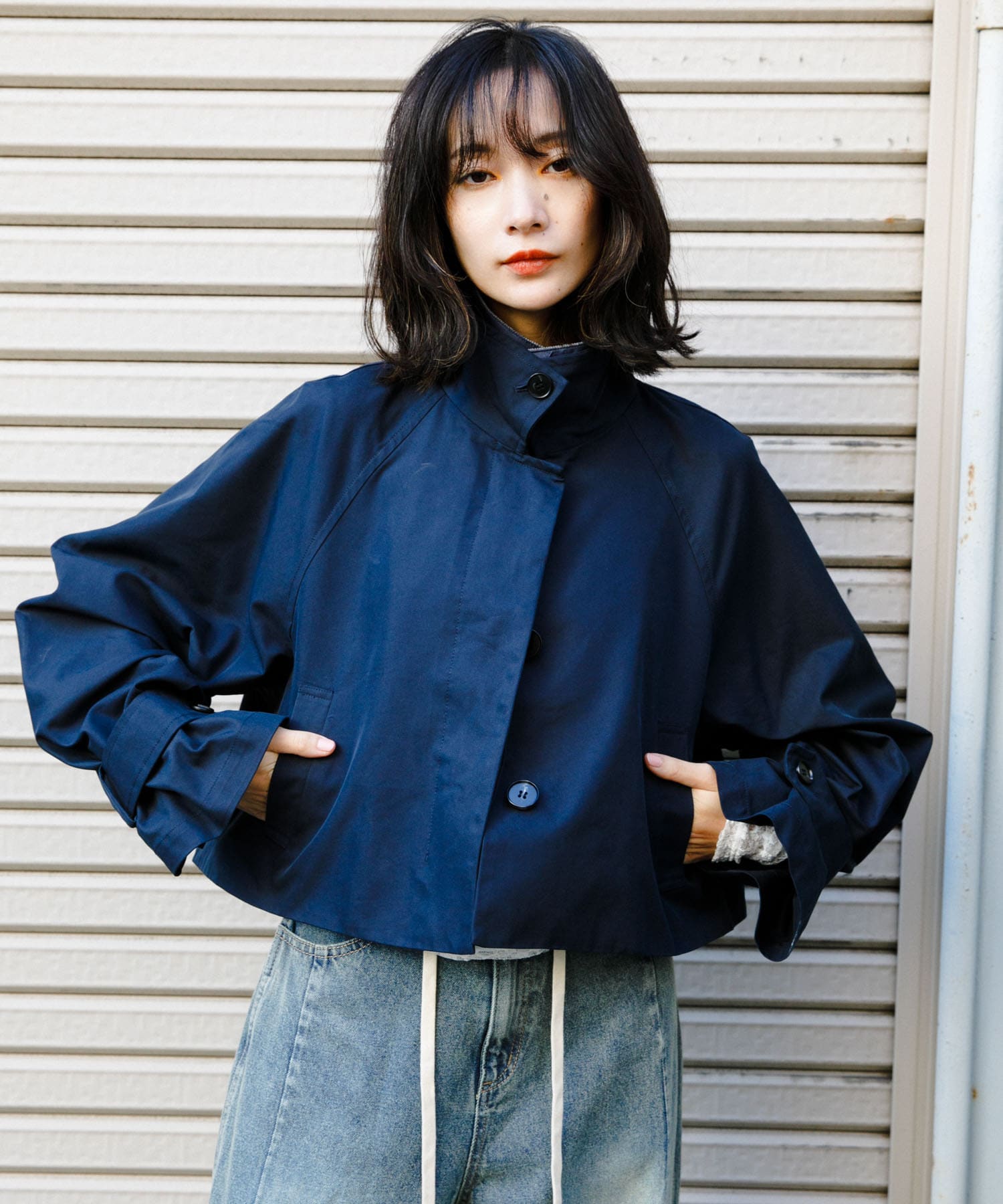 身長：159cm サイズ：one