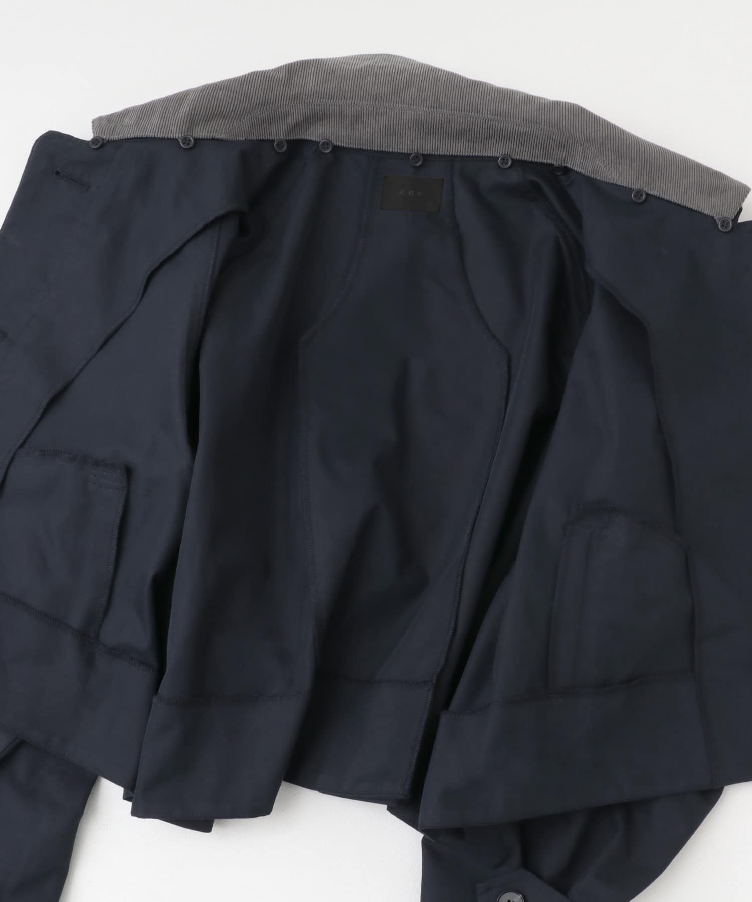 BACKフレアショートジャケット NAVY one