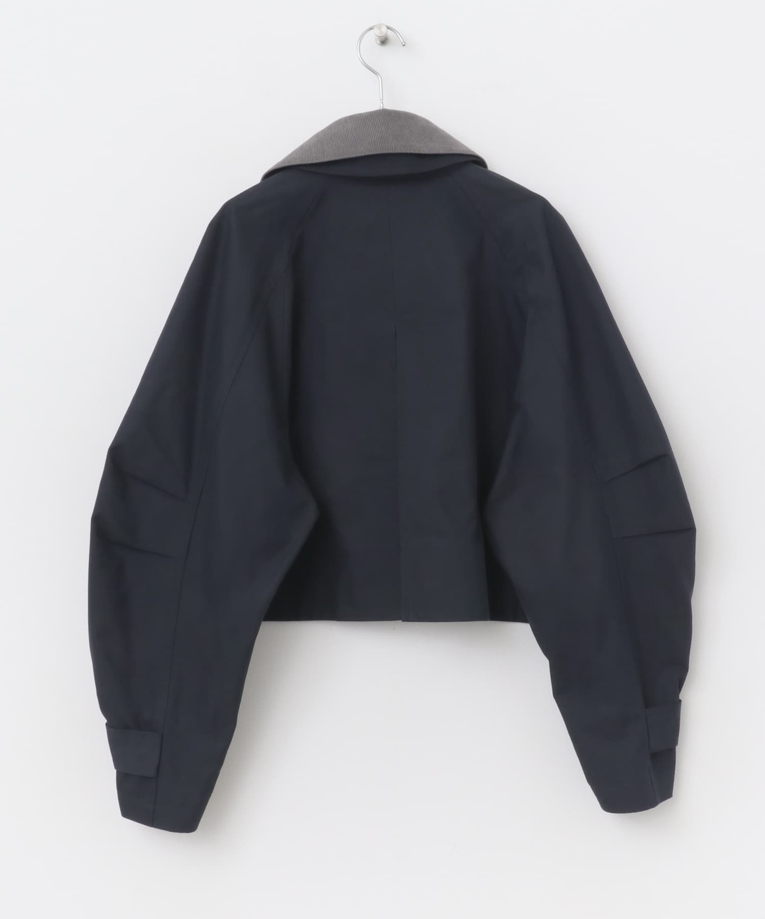 BACKフレアショートジャケット NAVY one