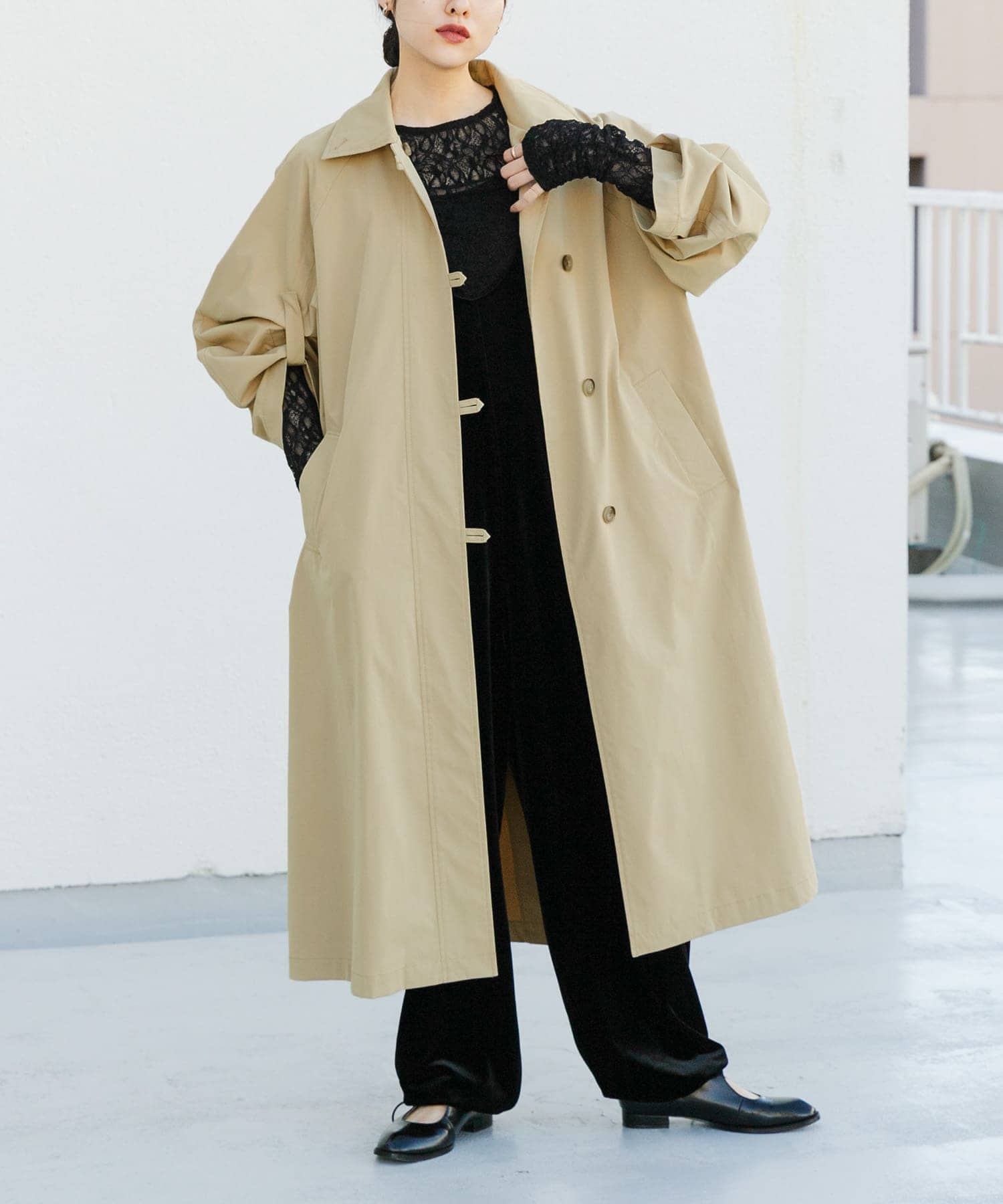 身長：160cm サイズ：one