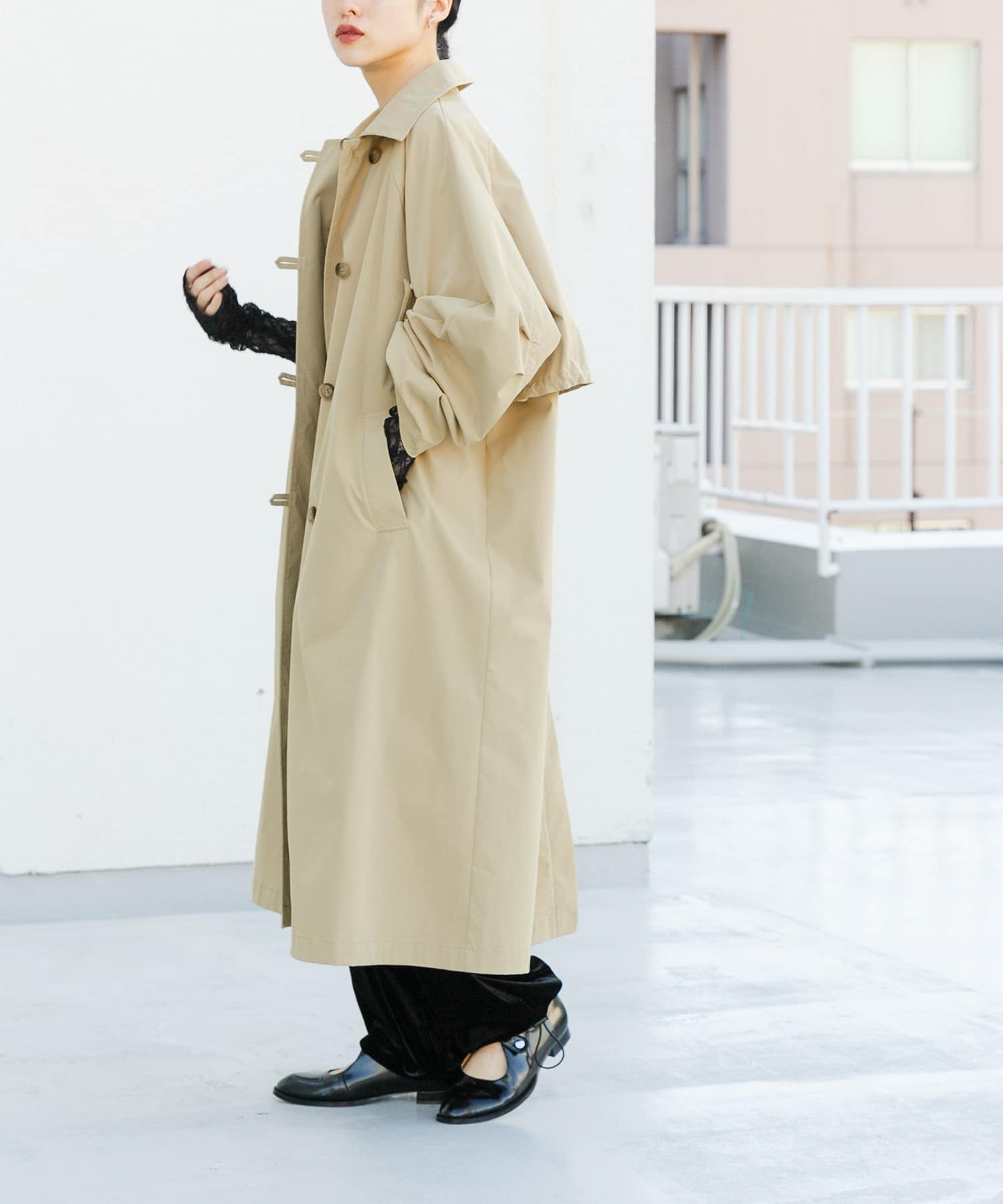 身長：160cm サイズ：one