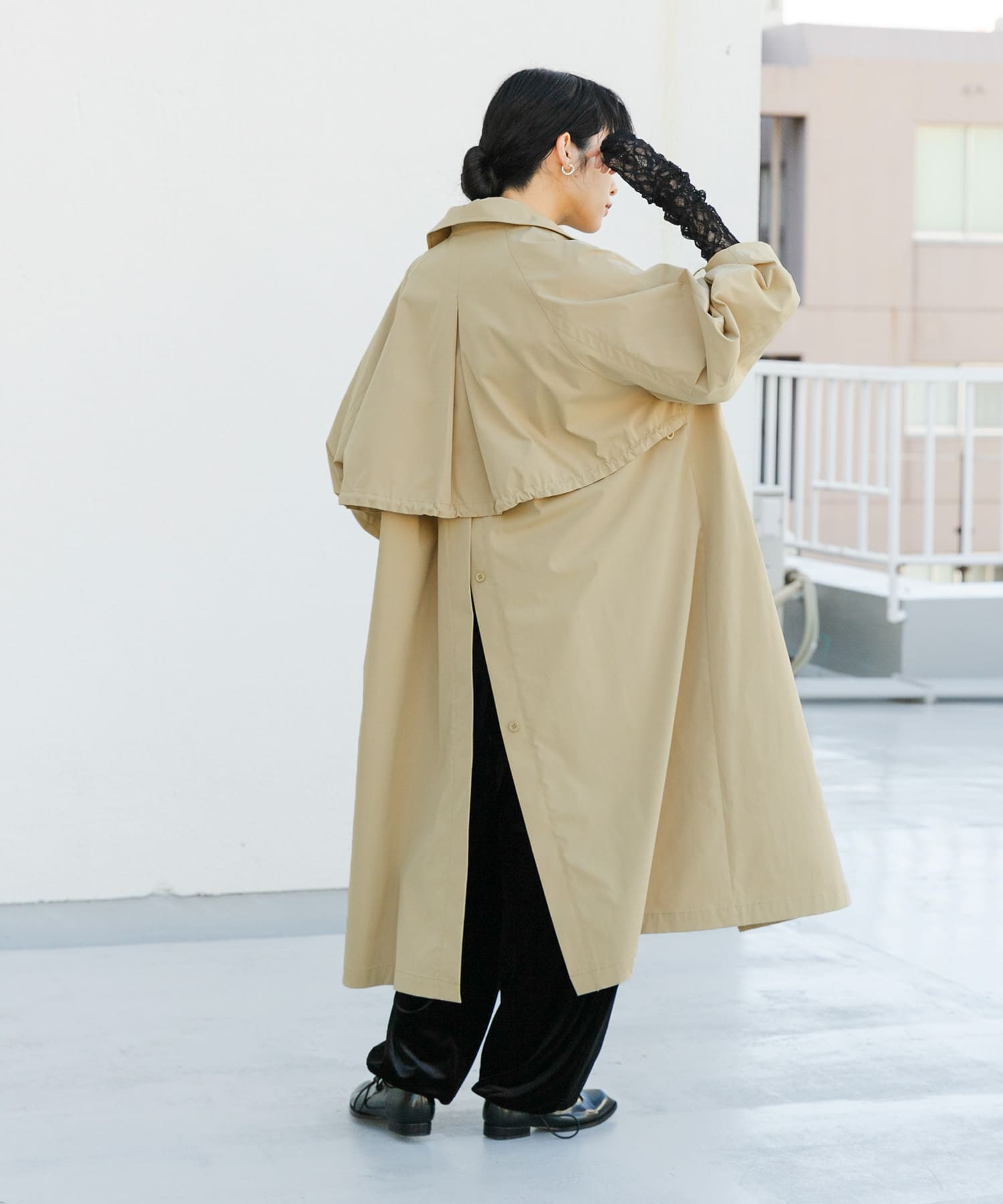 身長：160cm サイズ：one