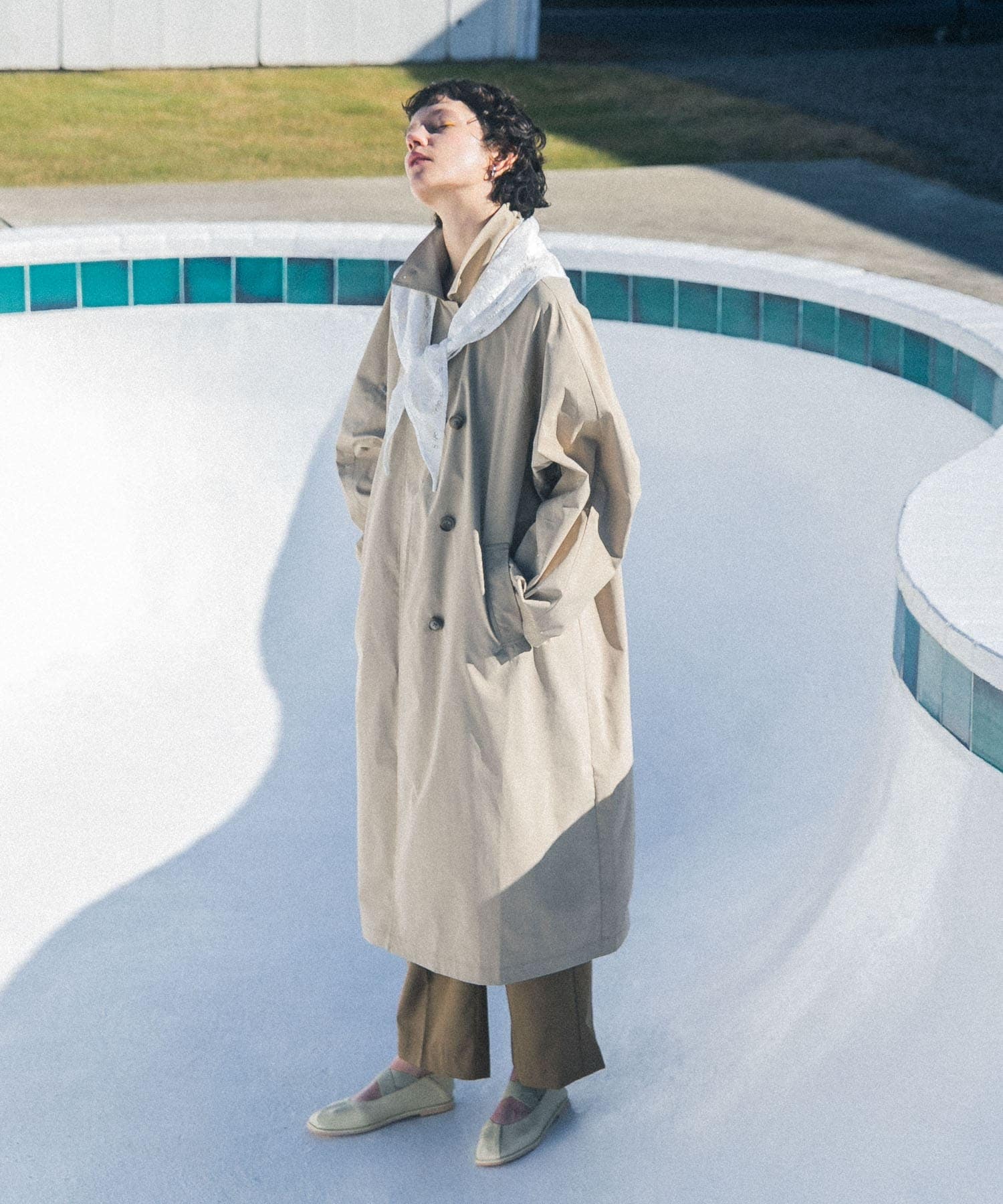 身長：175cm サイズ：one