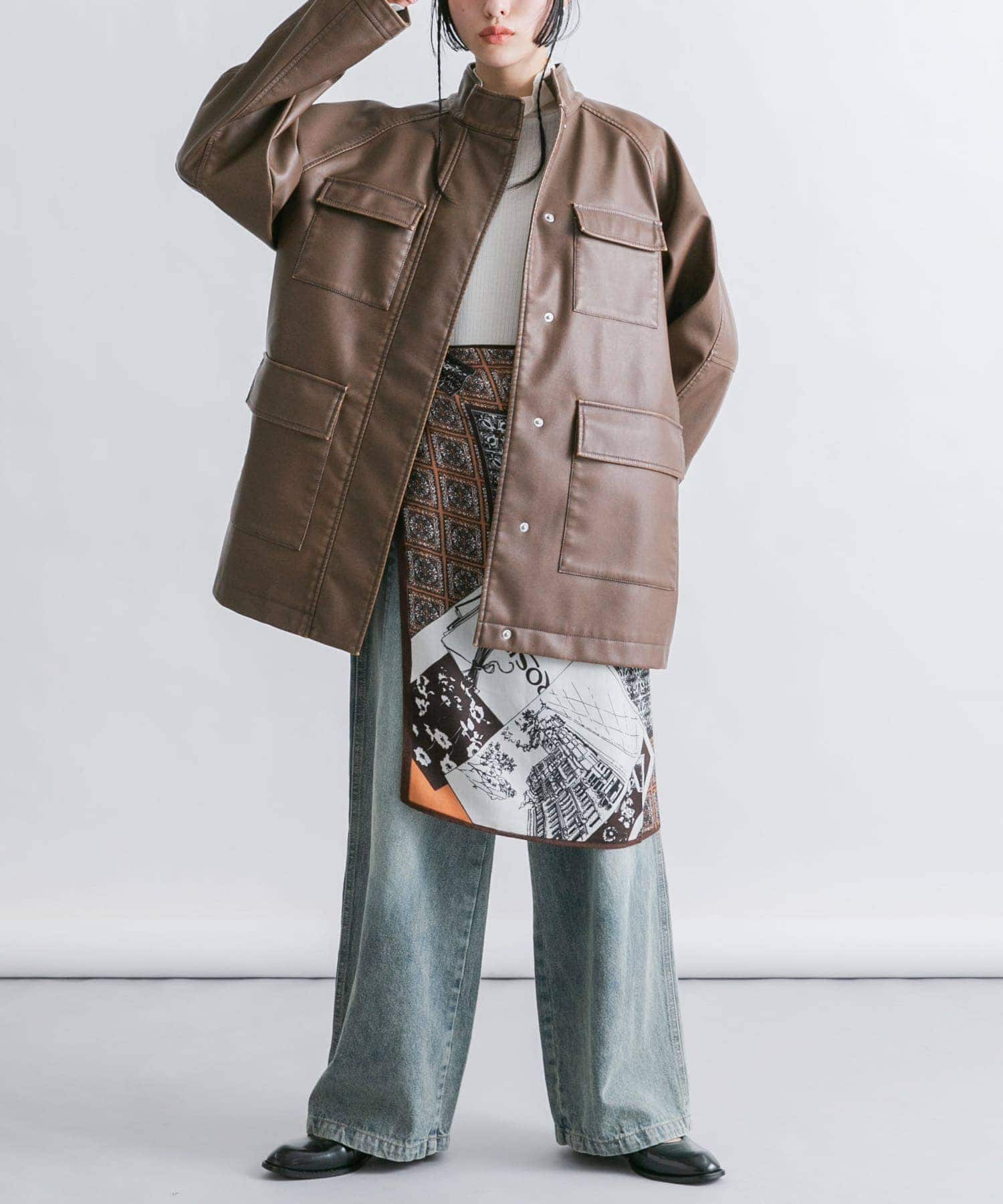 ウォッシュドサファリジャケット