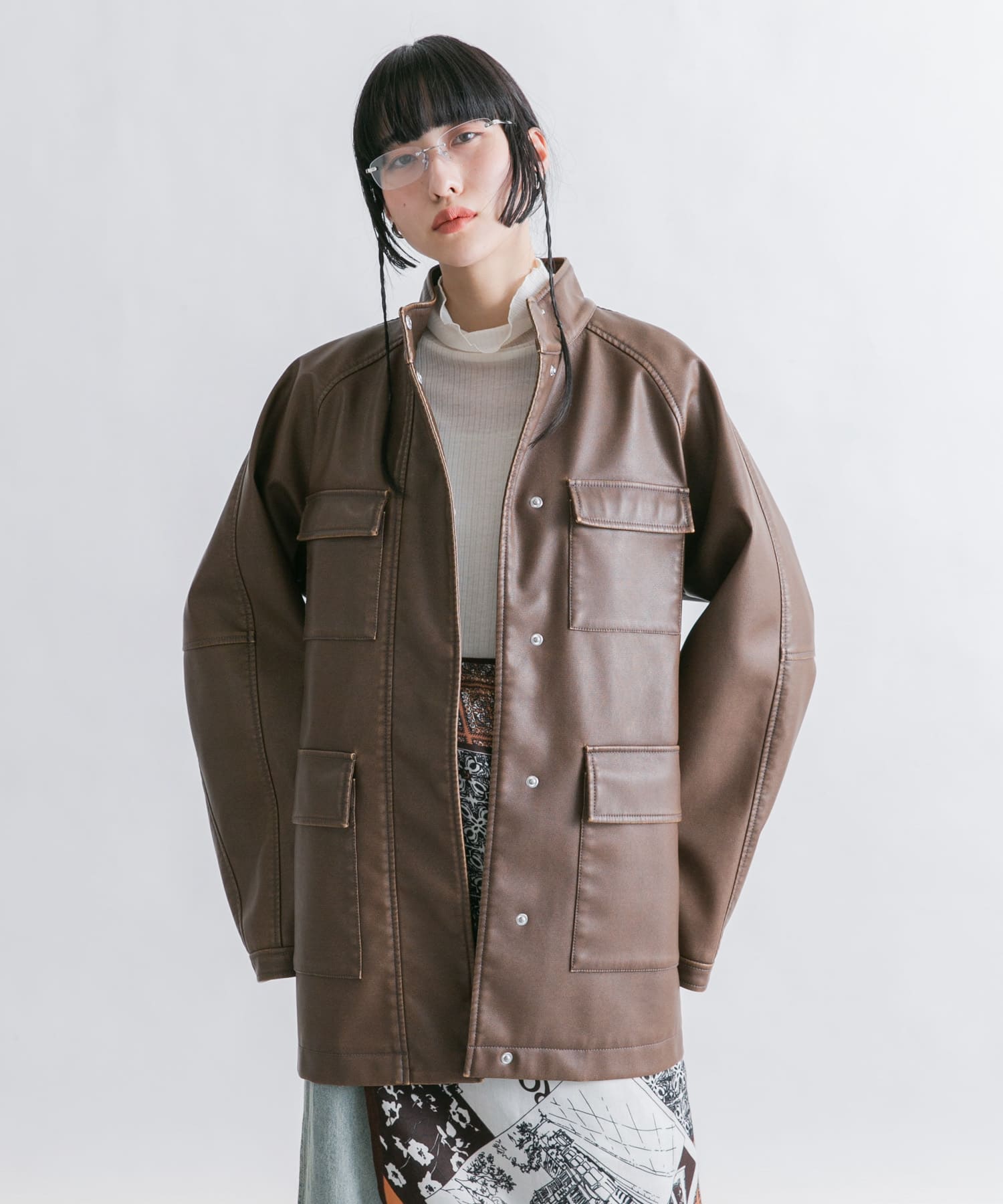 身長：160cm サイズ：one