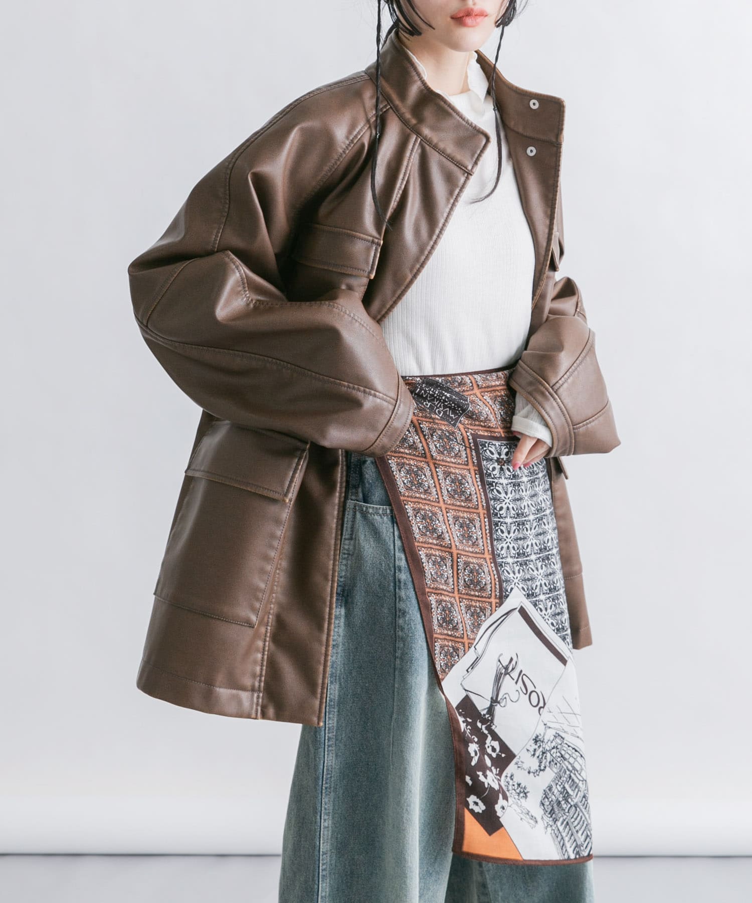 身長：160cm サイズ：one