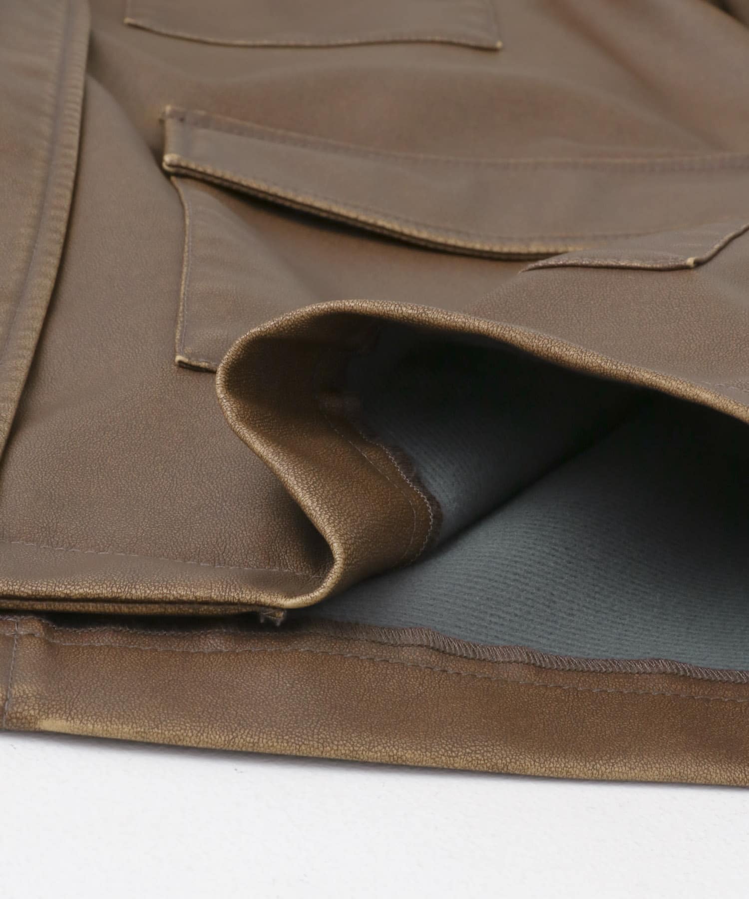 ウォッシュドサファリジャケット BROWN one