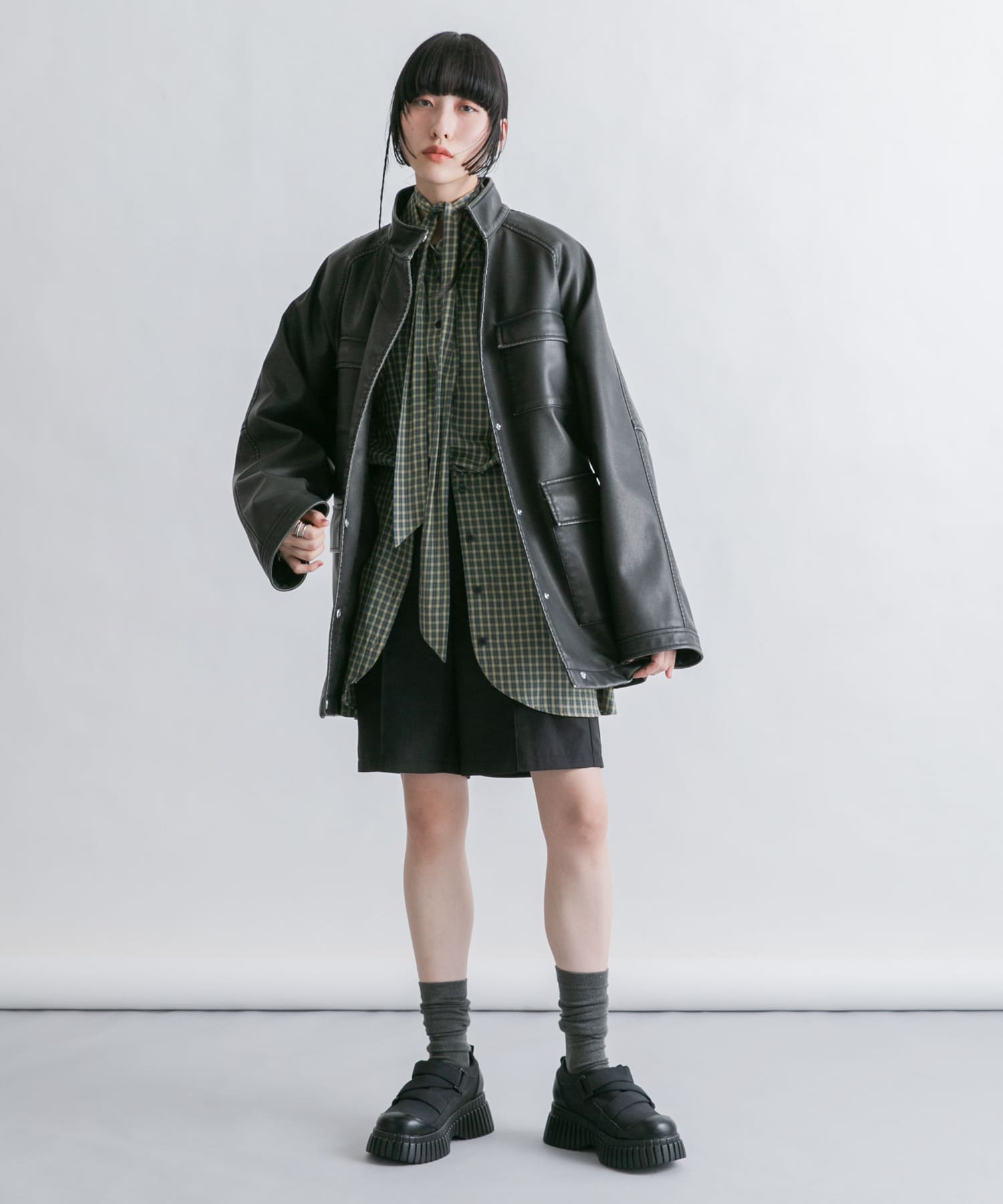 身長：160cm サイズ：one