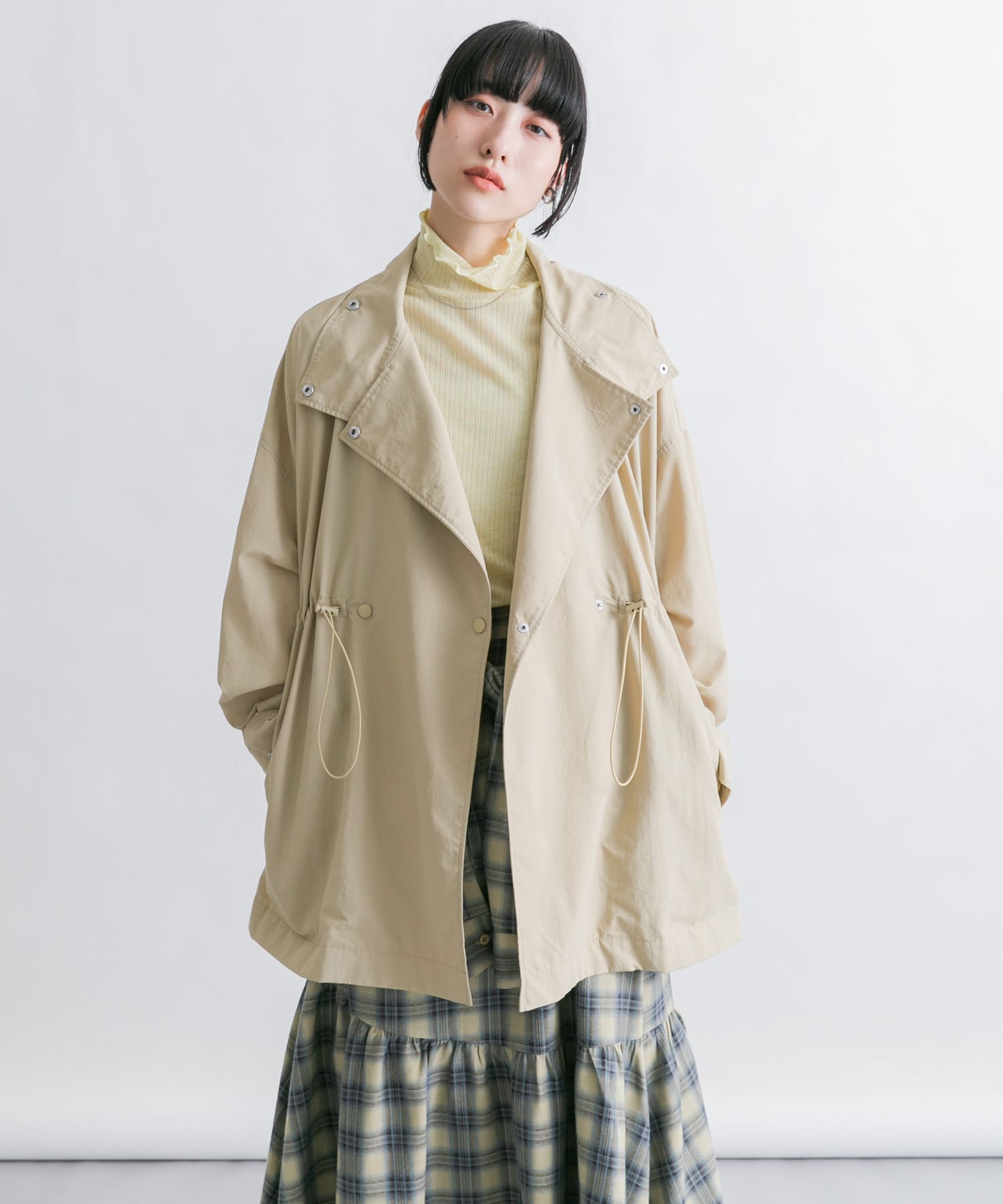 身長：160cm サイズ：one