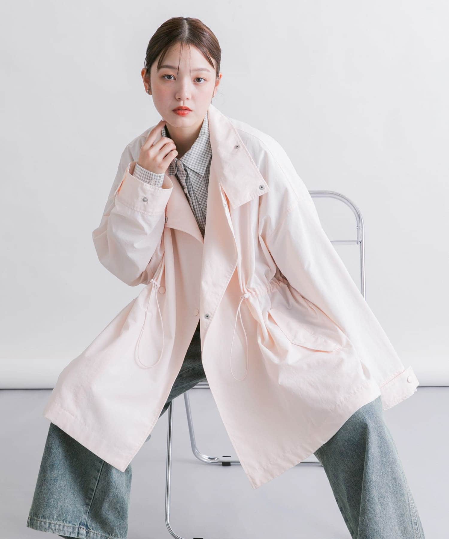 身長：160cm サイズ：one
