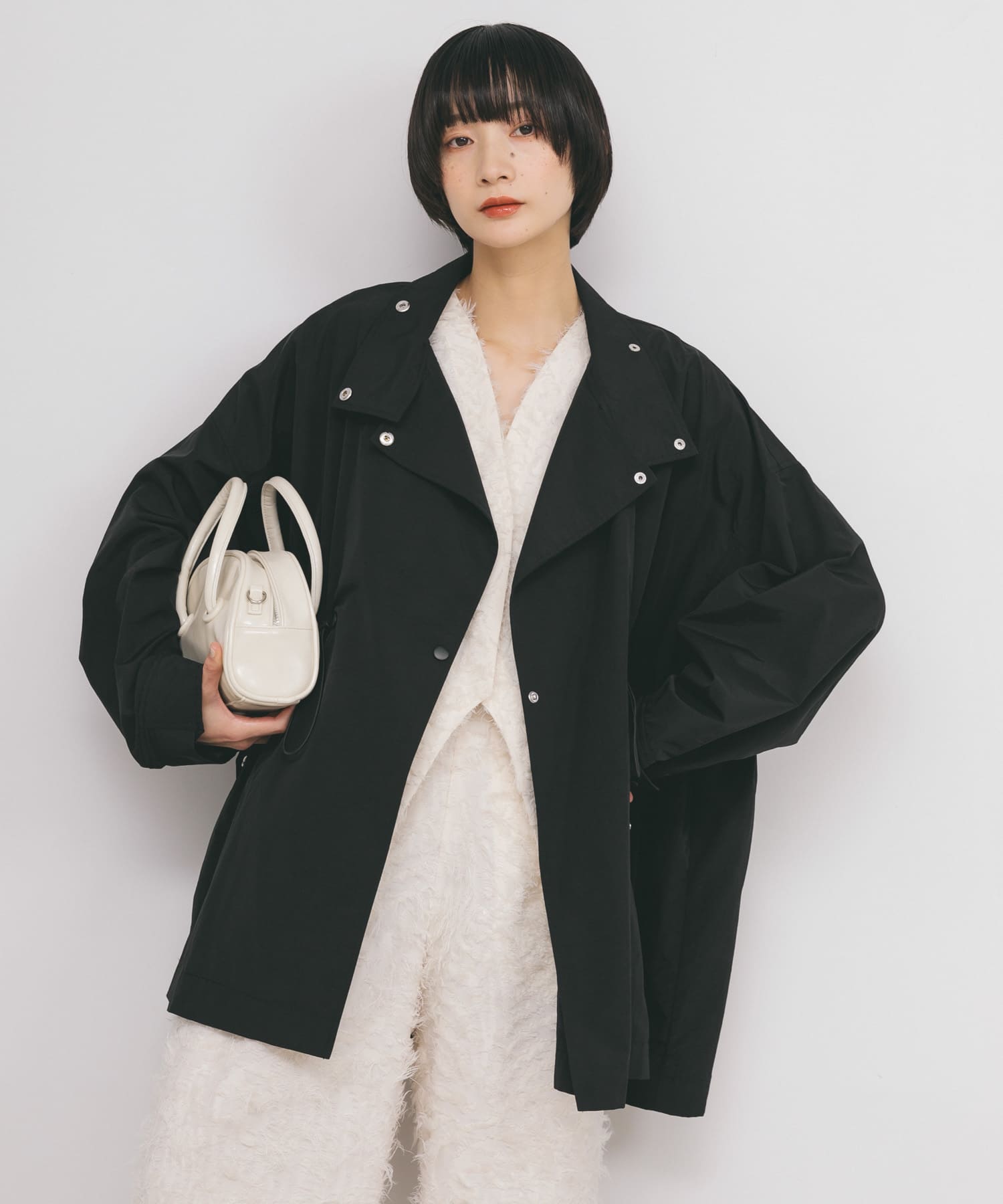 身長：159cm サイズ：one