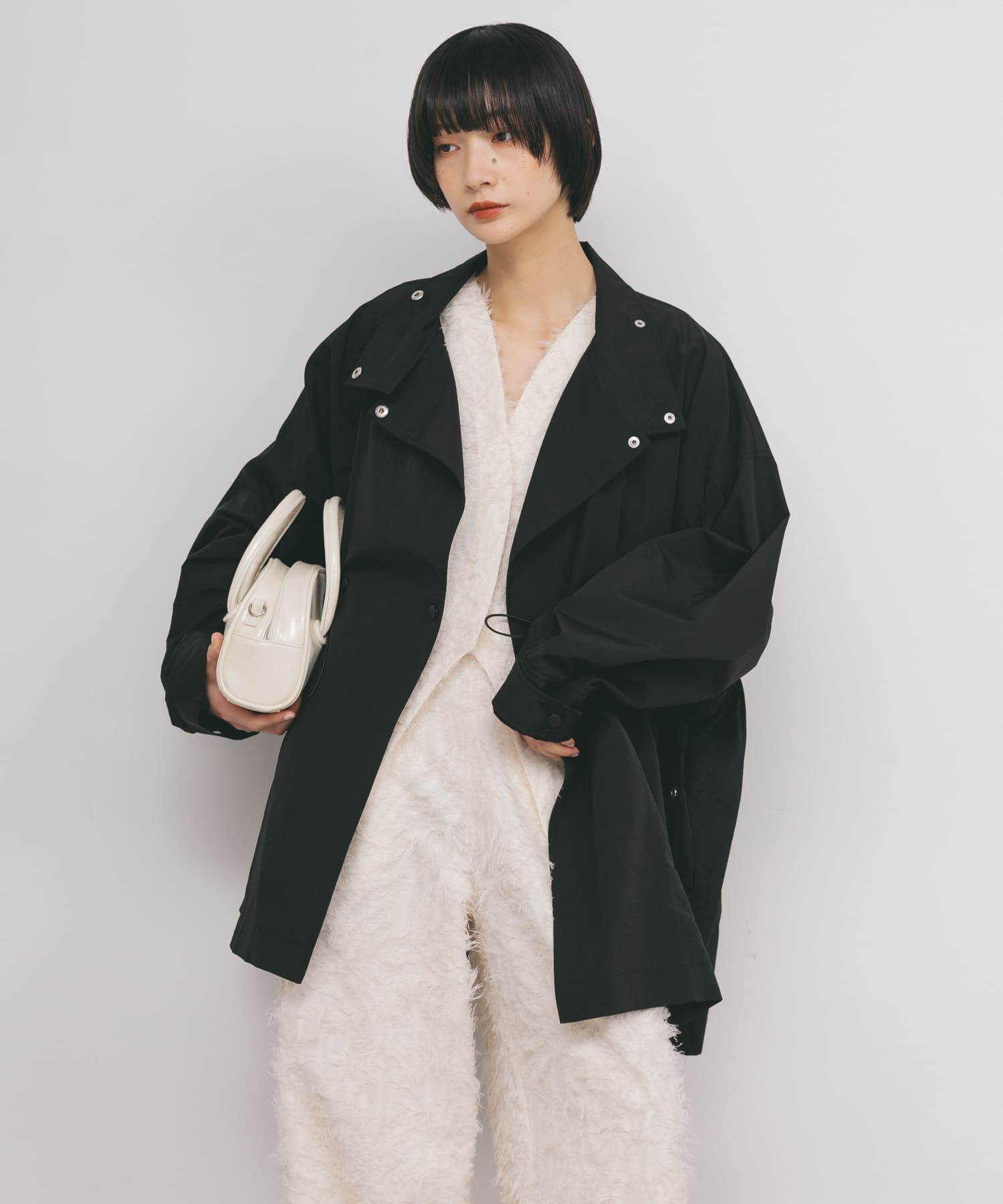 身長：159cm サイズ：one