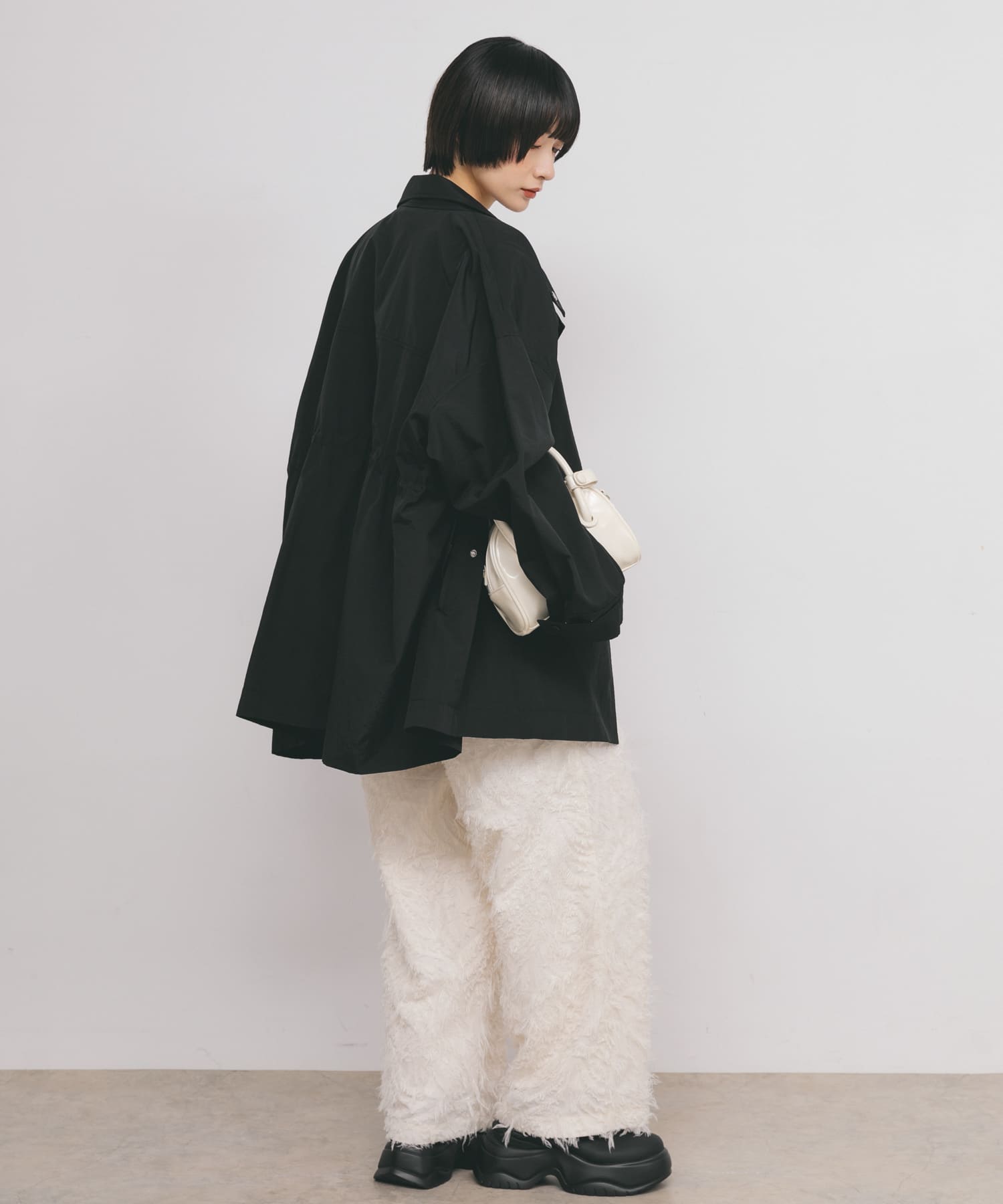 身長：159cm サイズ：one