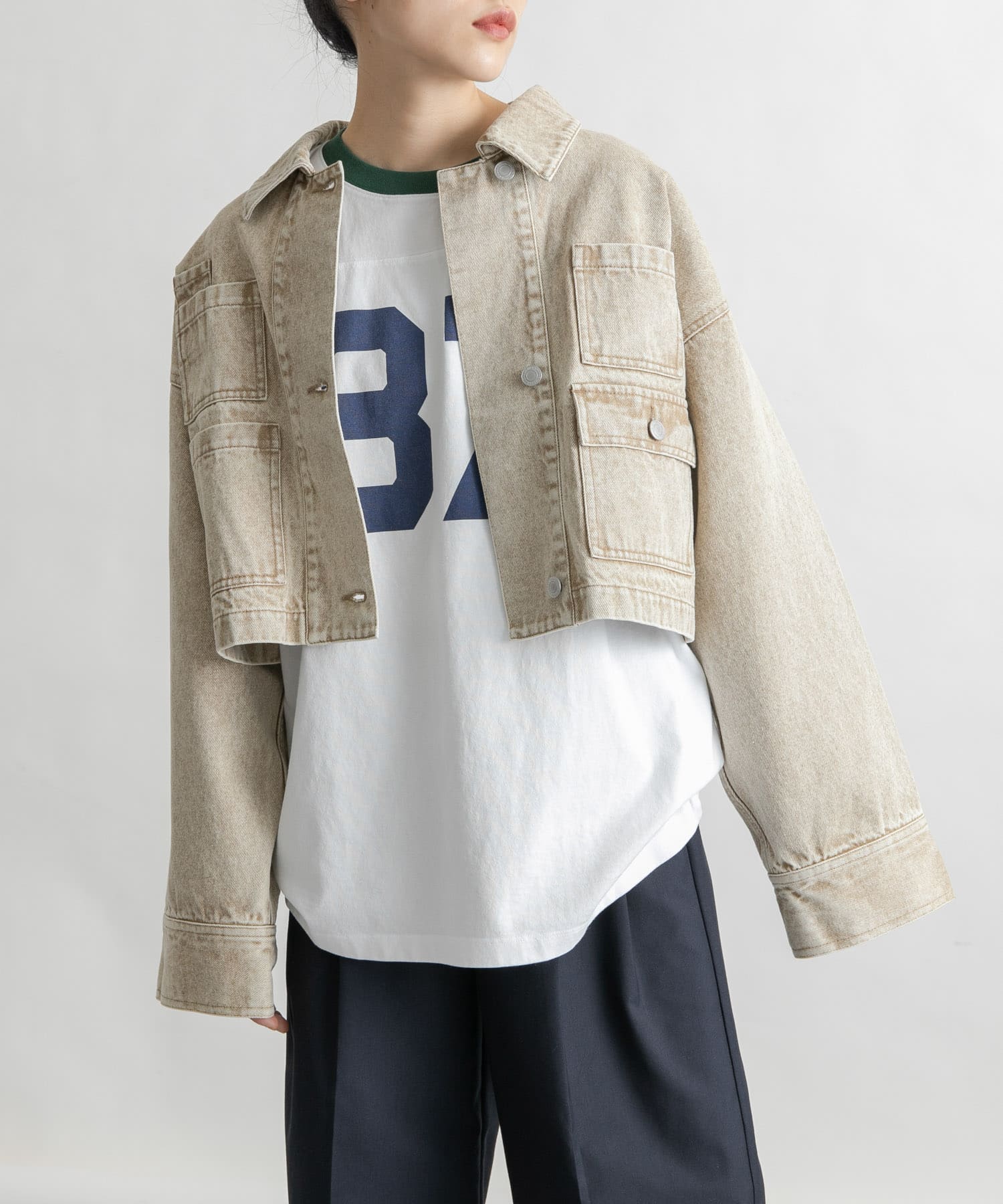 WIDEデニムジャケット