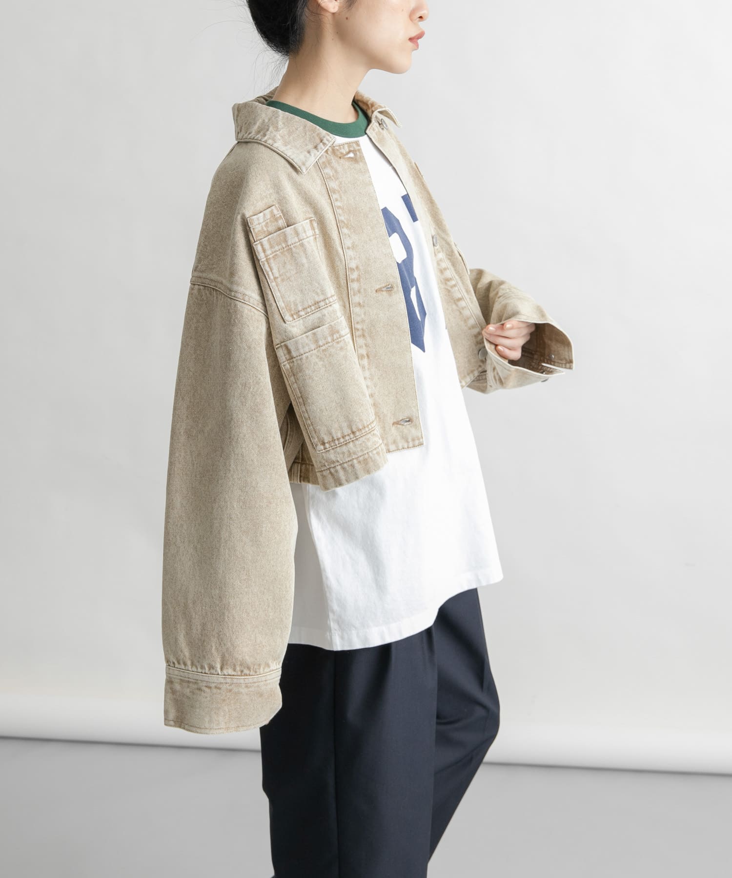 身長：160cm サイズ：one