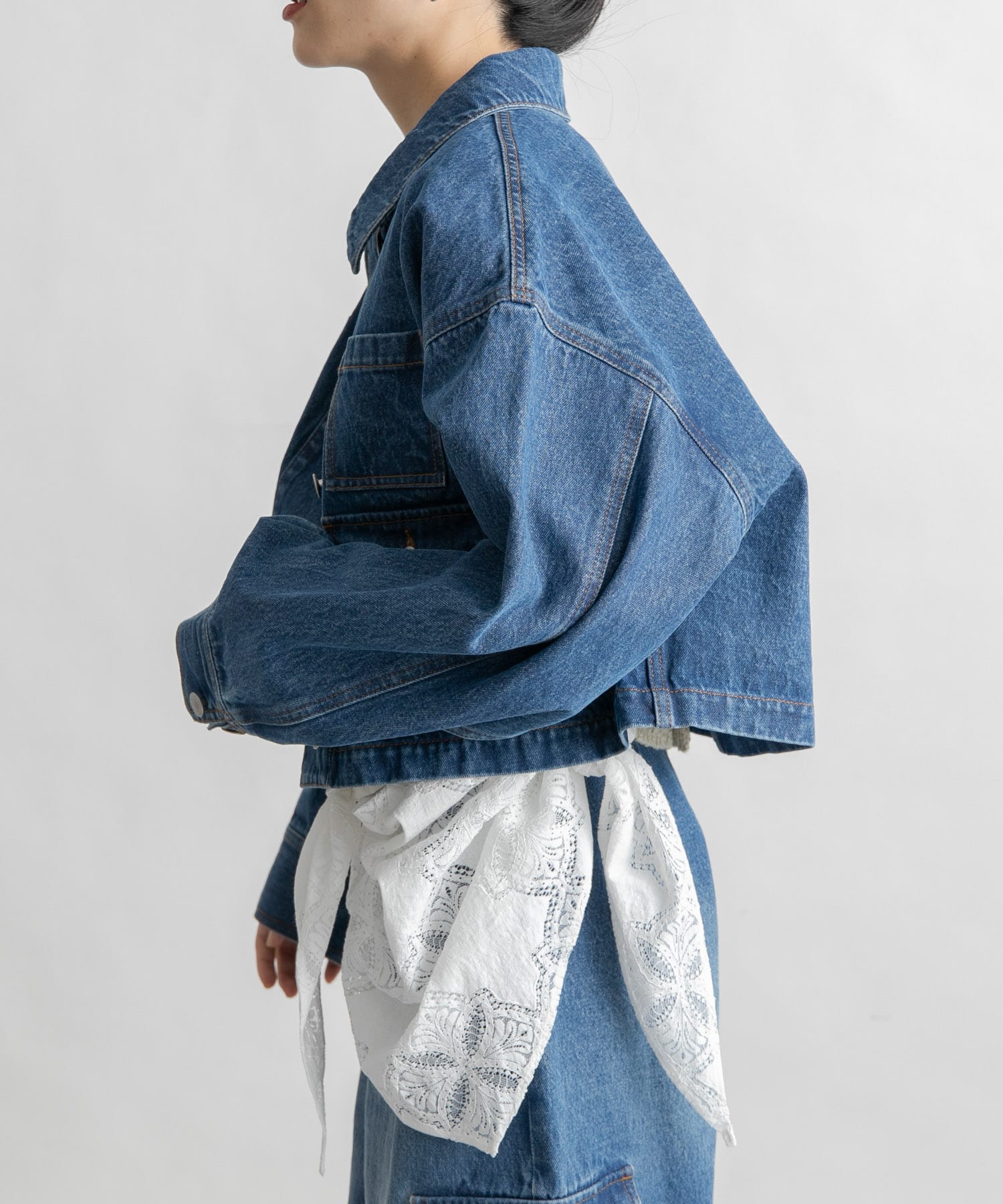 身長：160cm サイズ：one