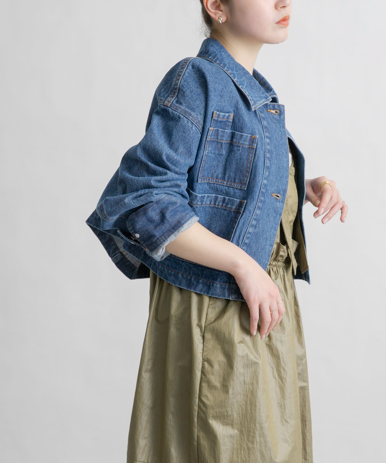 身長：160cm サイズ：one