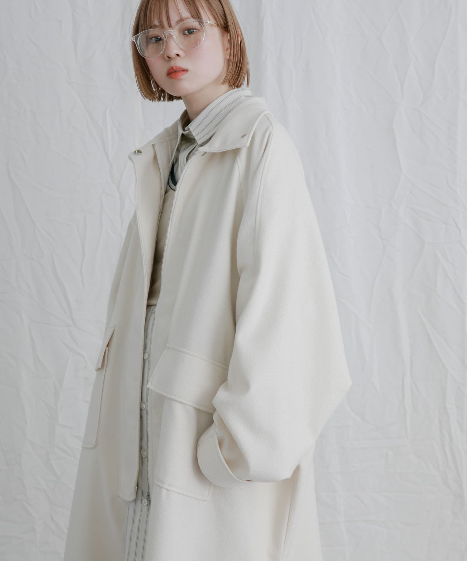 身長：153cm サイズ：one