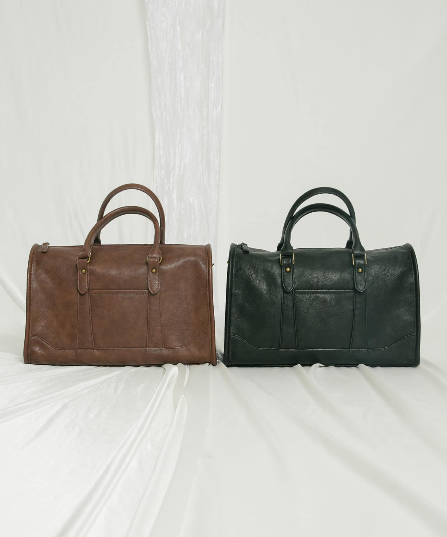 ヴィンテージライクボストンBAG BROWN one
