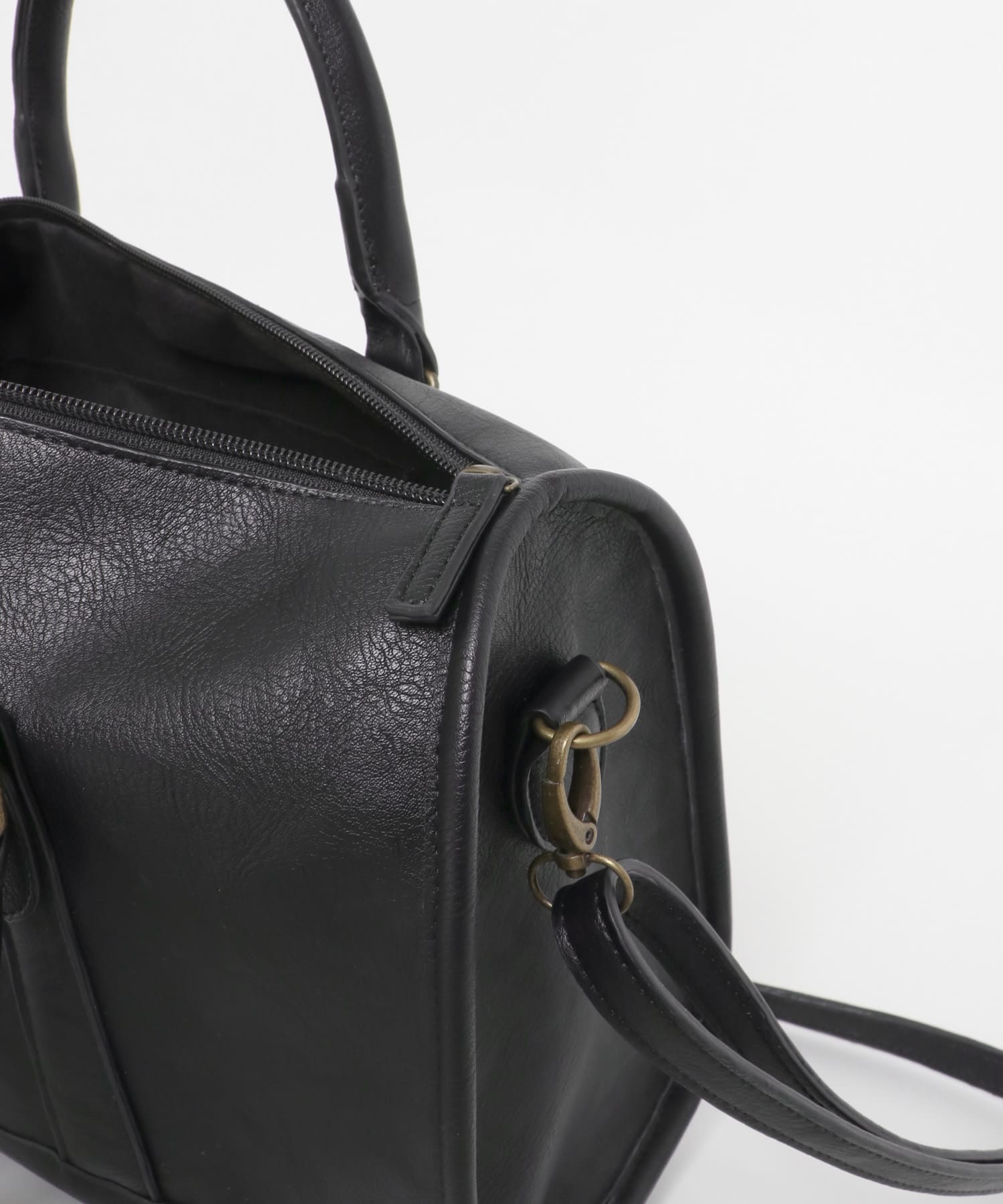 ヴィンテージライクボストンBAG BLACK one
