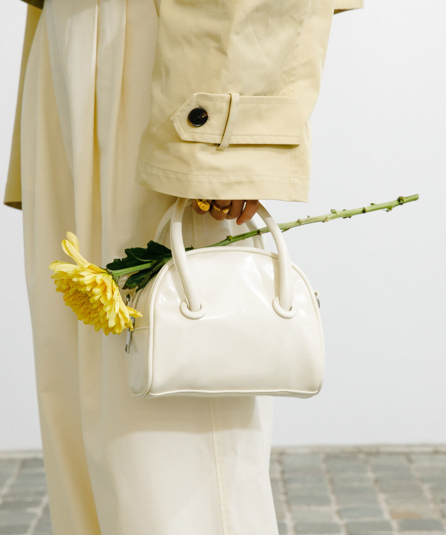 ボーリングボストンBAG IVORY one