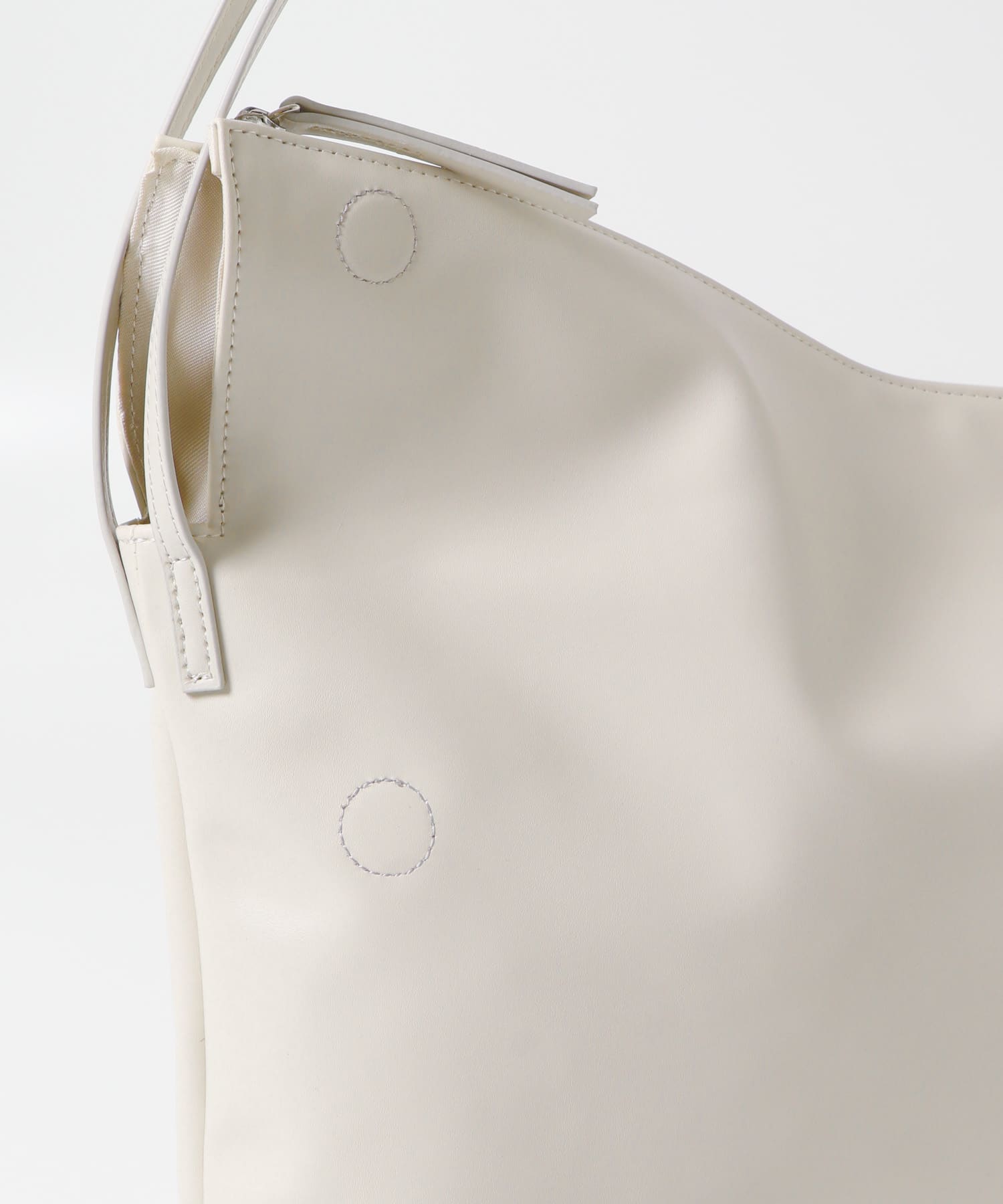 アシンメトリーフラップショルダーBAG ICE GRAY one