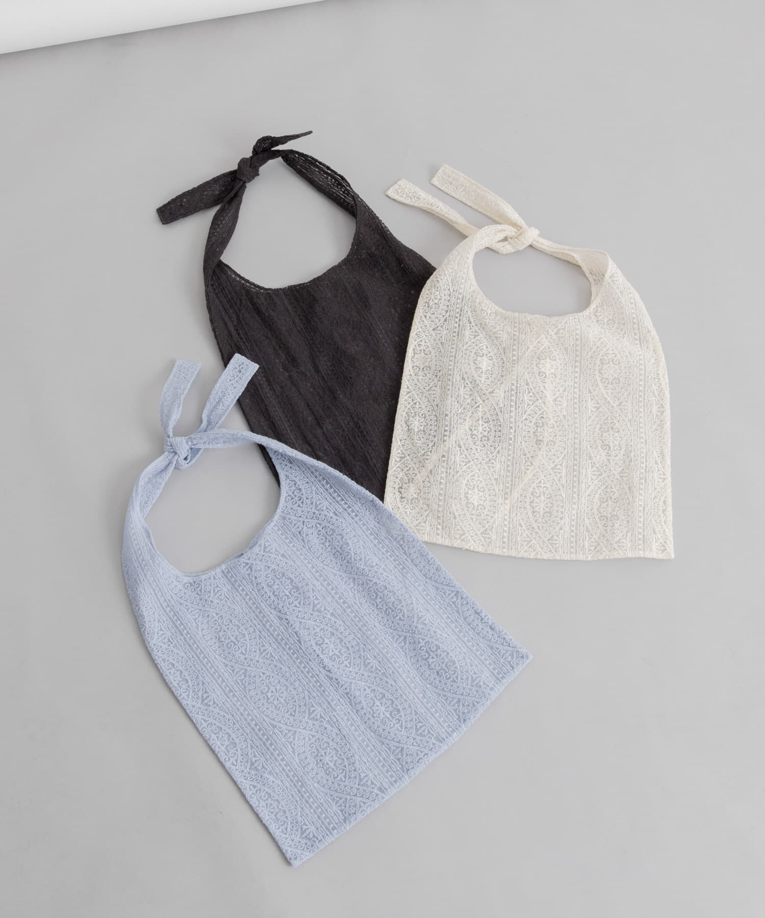 シアーエンブロイダリーBAG L.BLUE one