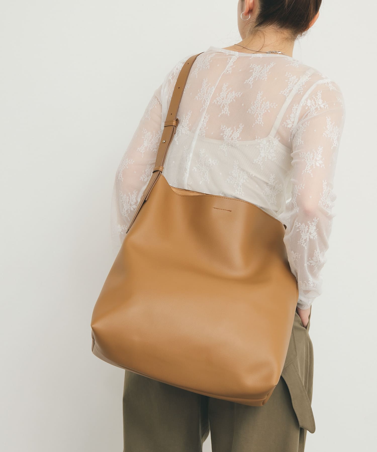 ソフトイージーバケットBAG BROWN one