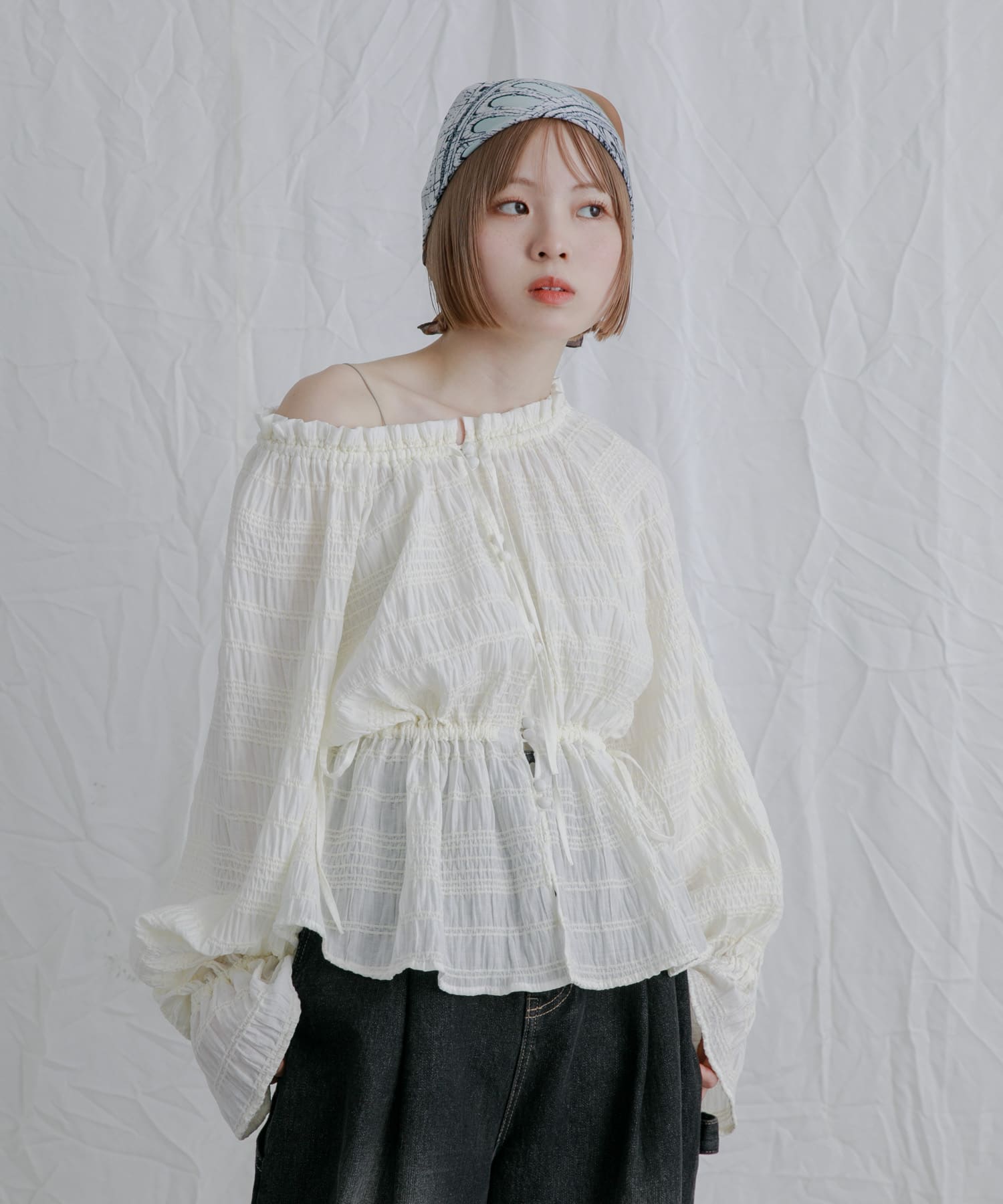 コロッセオスカーフ BROWN one