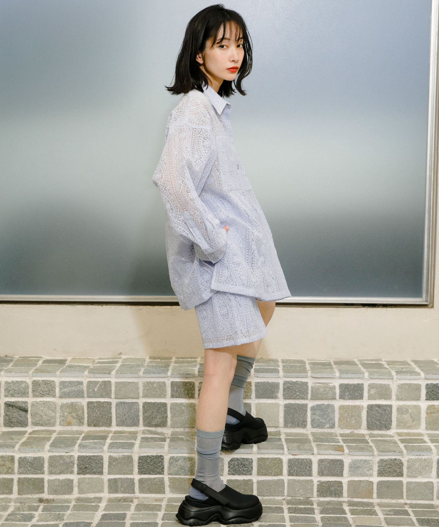 サボベルトサンダル BLACK 37