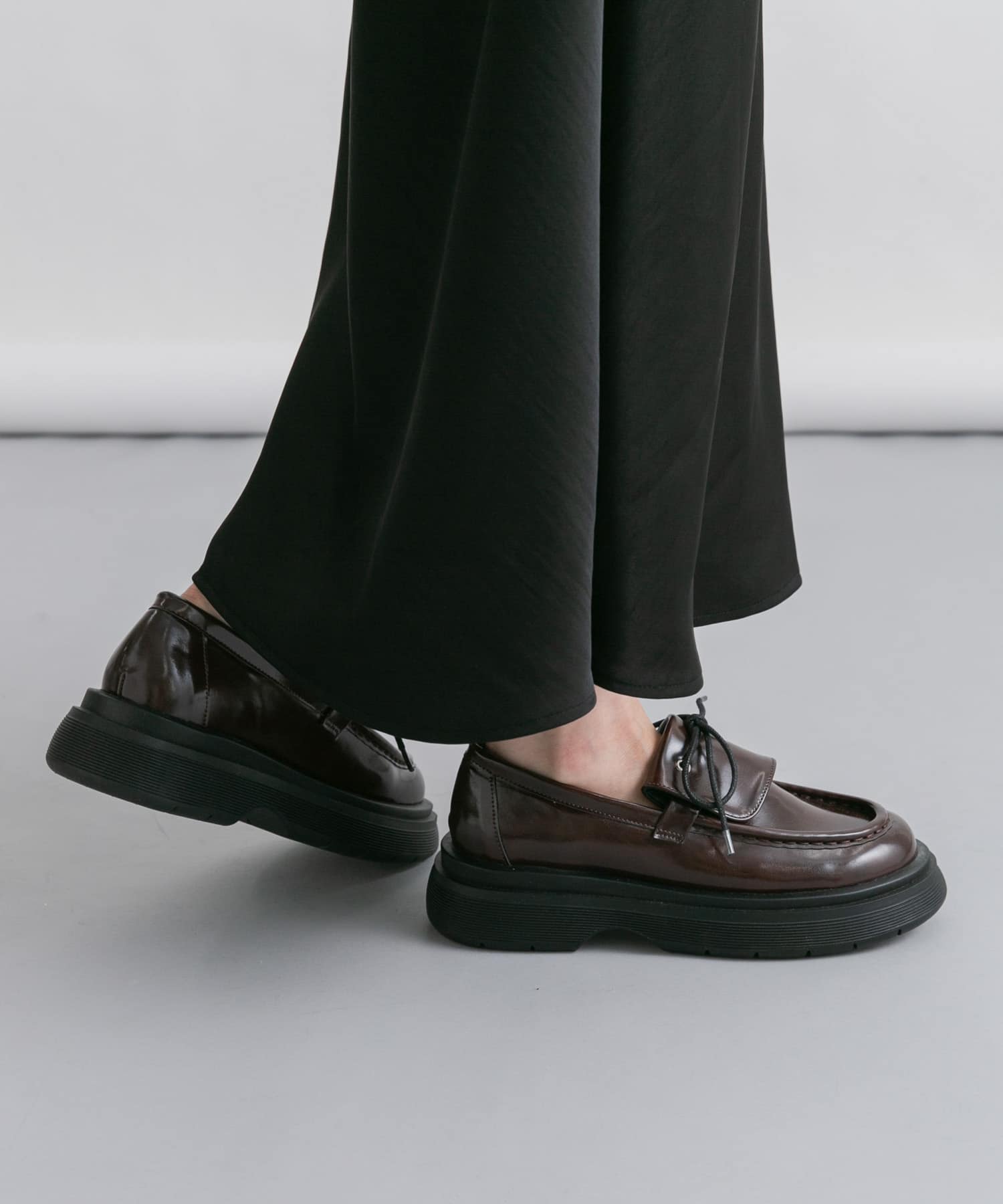 シュータンデザインローファー BROWN 37