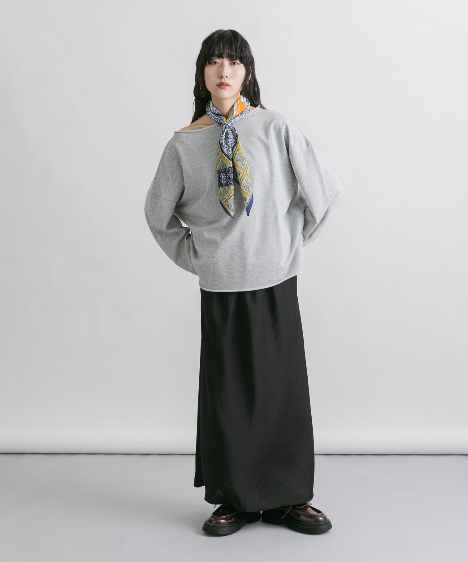 シュータンデザインローファー BROWN 37
