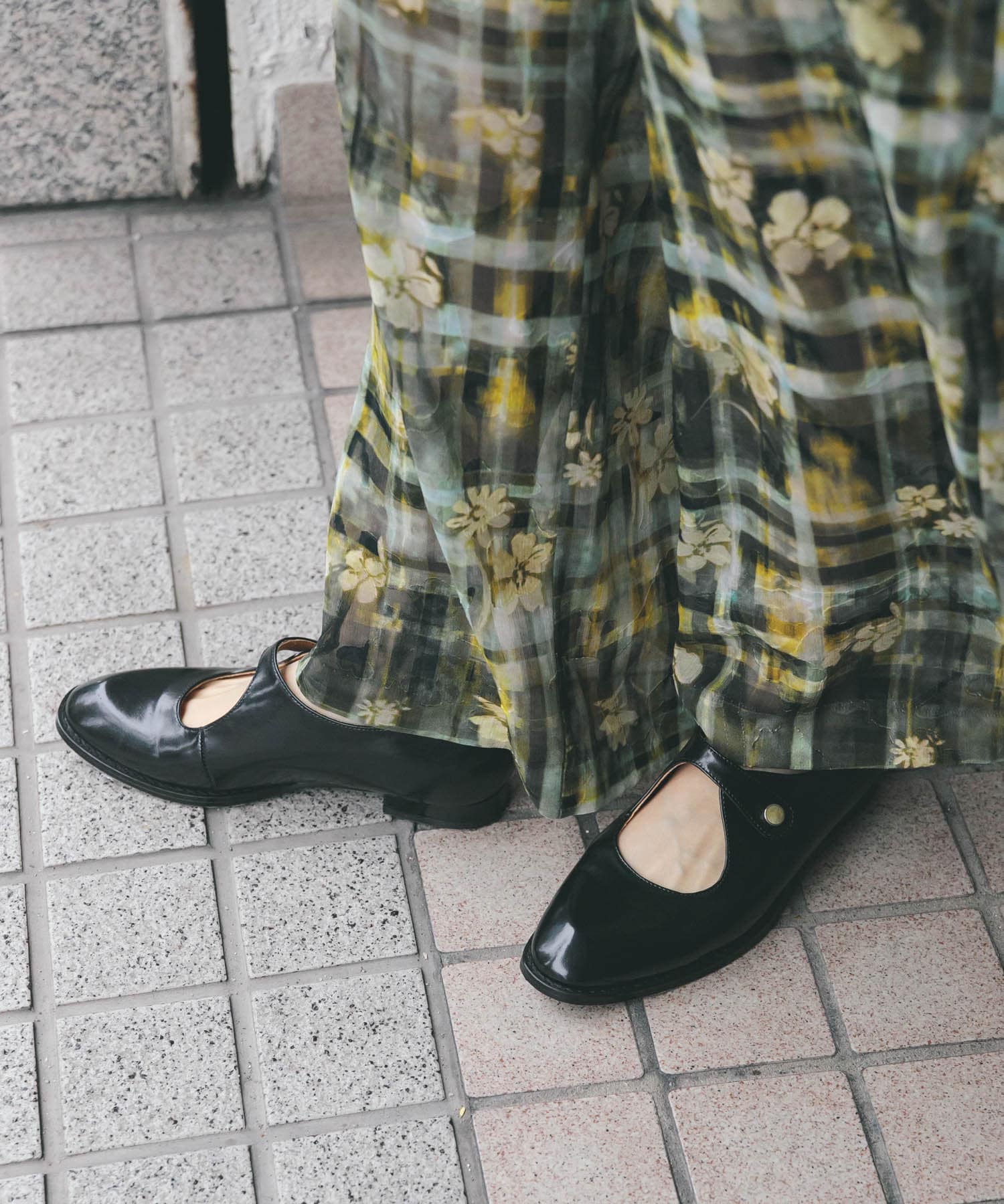 メリージェーンローファー BLACK 36