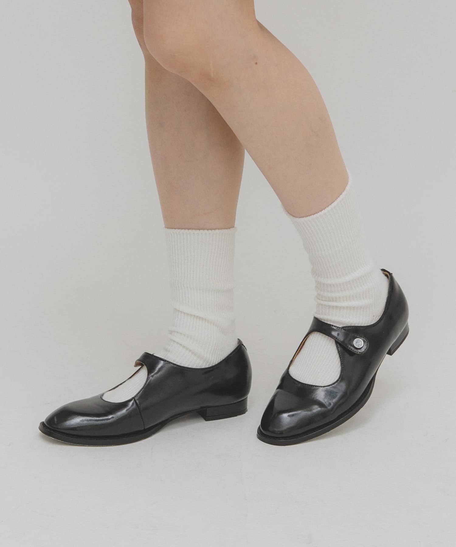 メリージェーンローファー BLACK 36