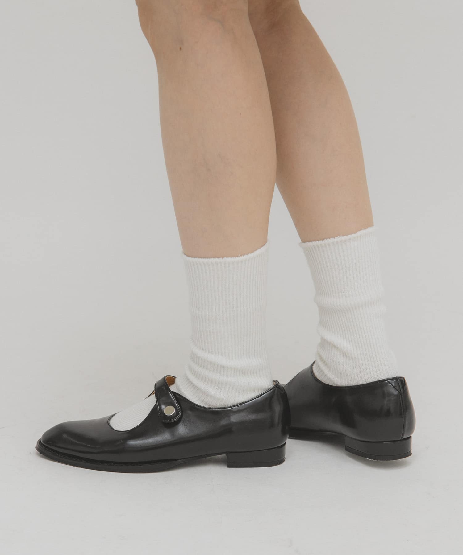 メリージェーンローファー BLACK 36