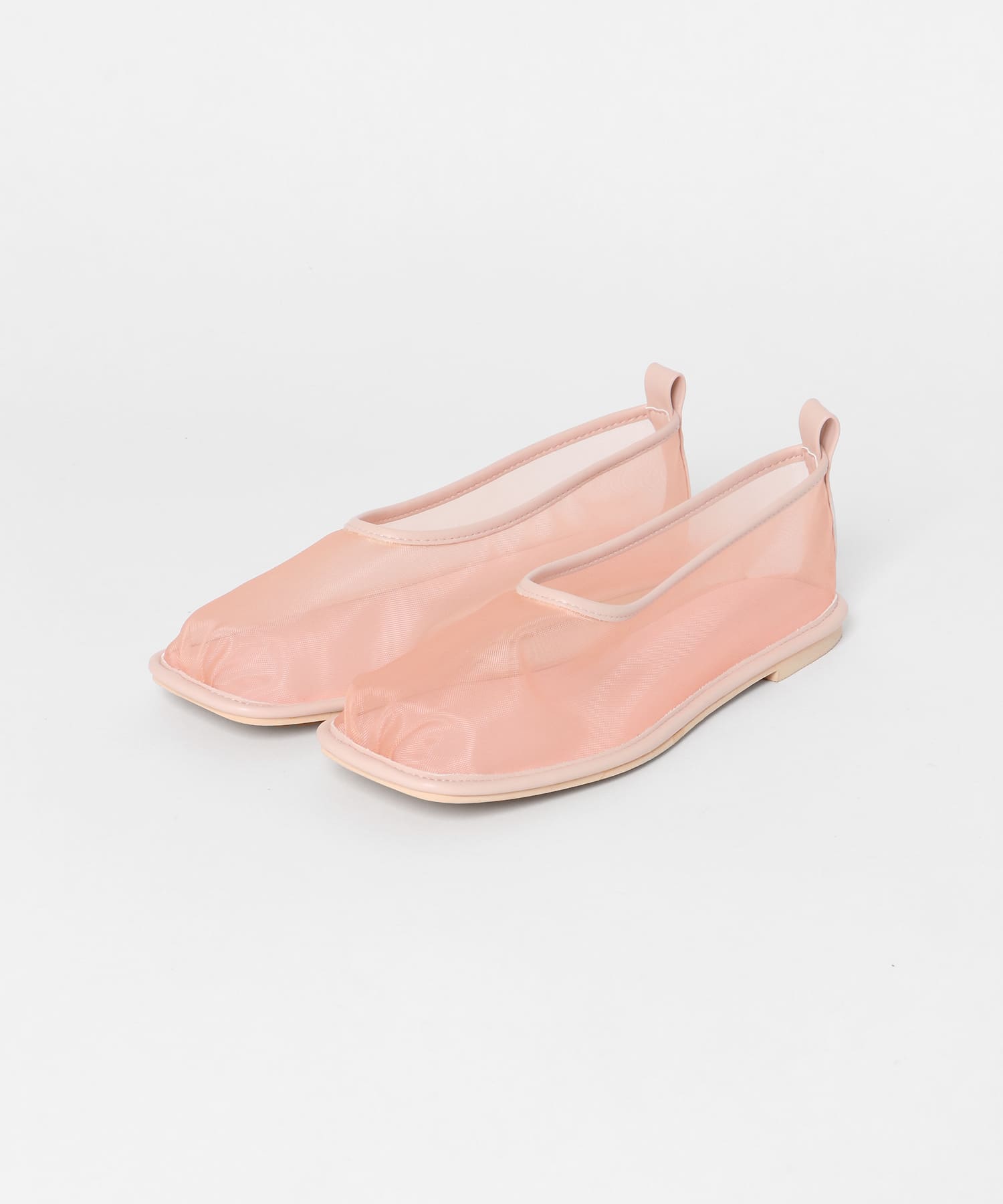 ギャザートゥメッシュシューズ PINK 37