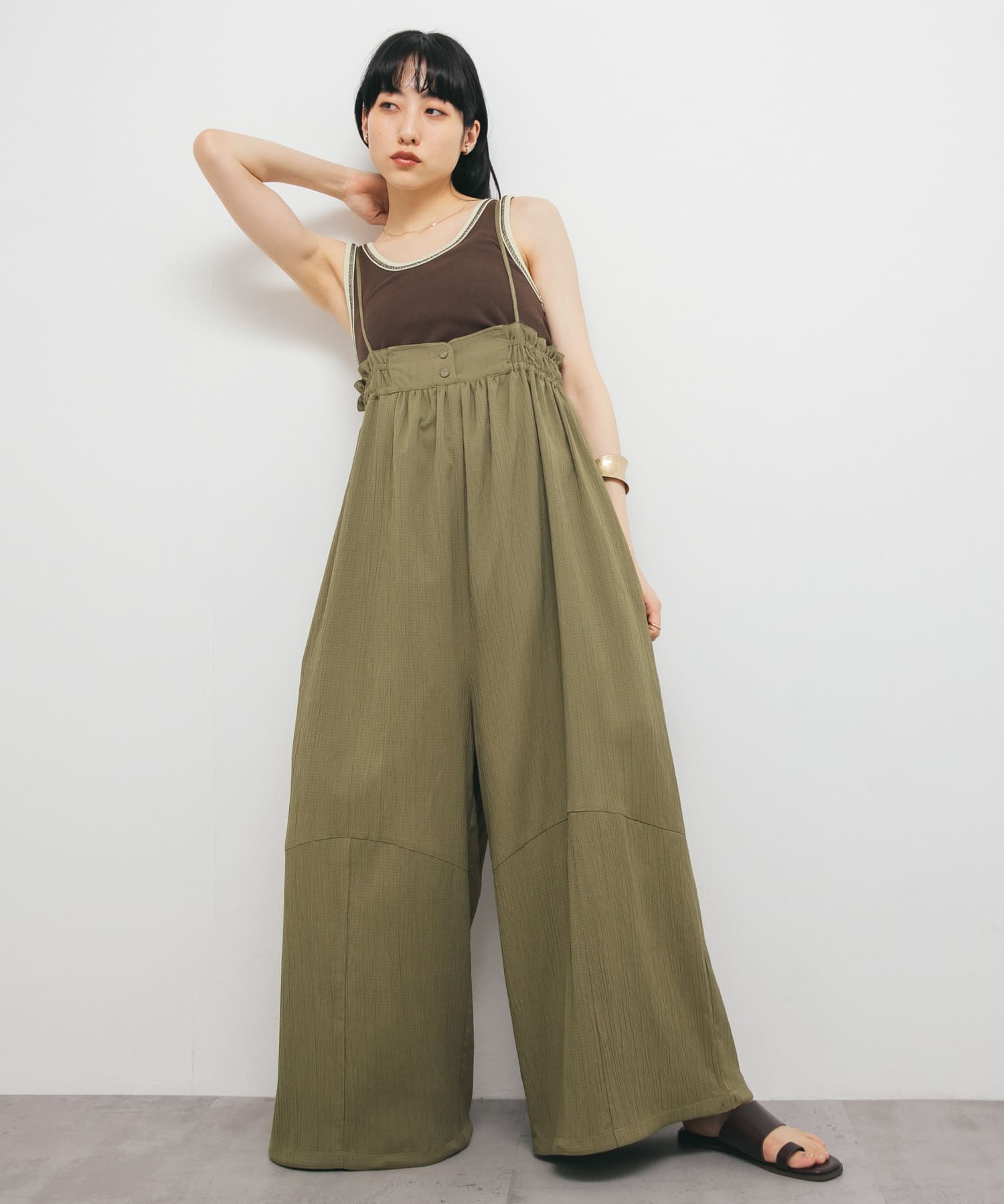 身長：160cm サイズ：one